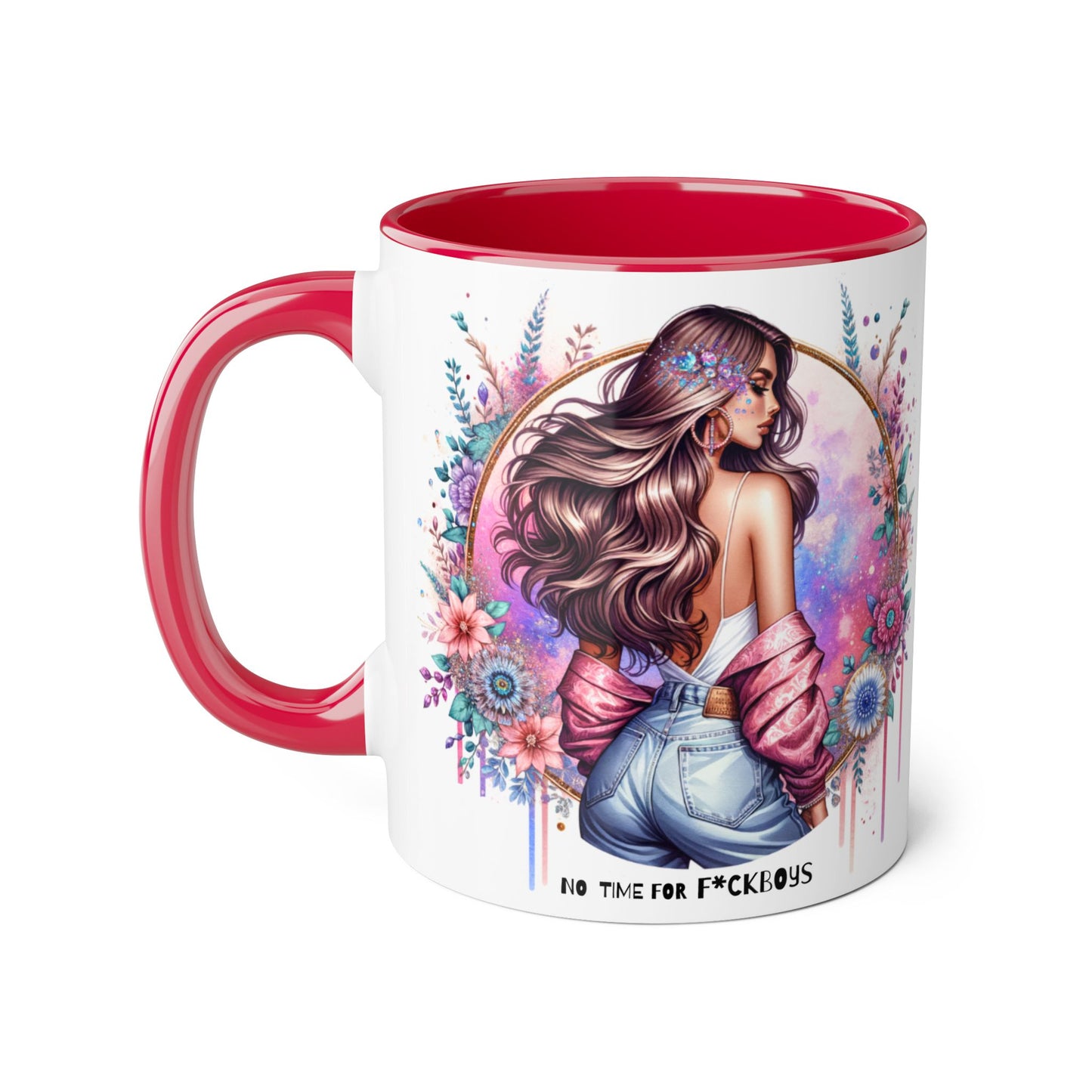 Funny Accent Mug - No Time For F*boys 11oz
