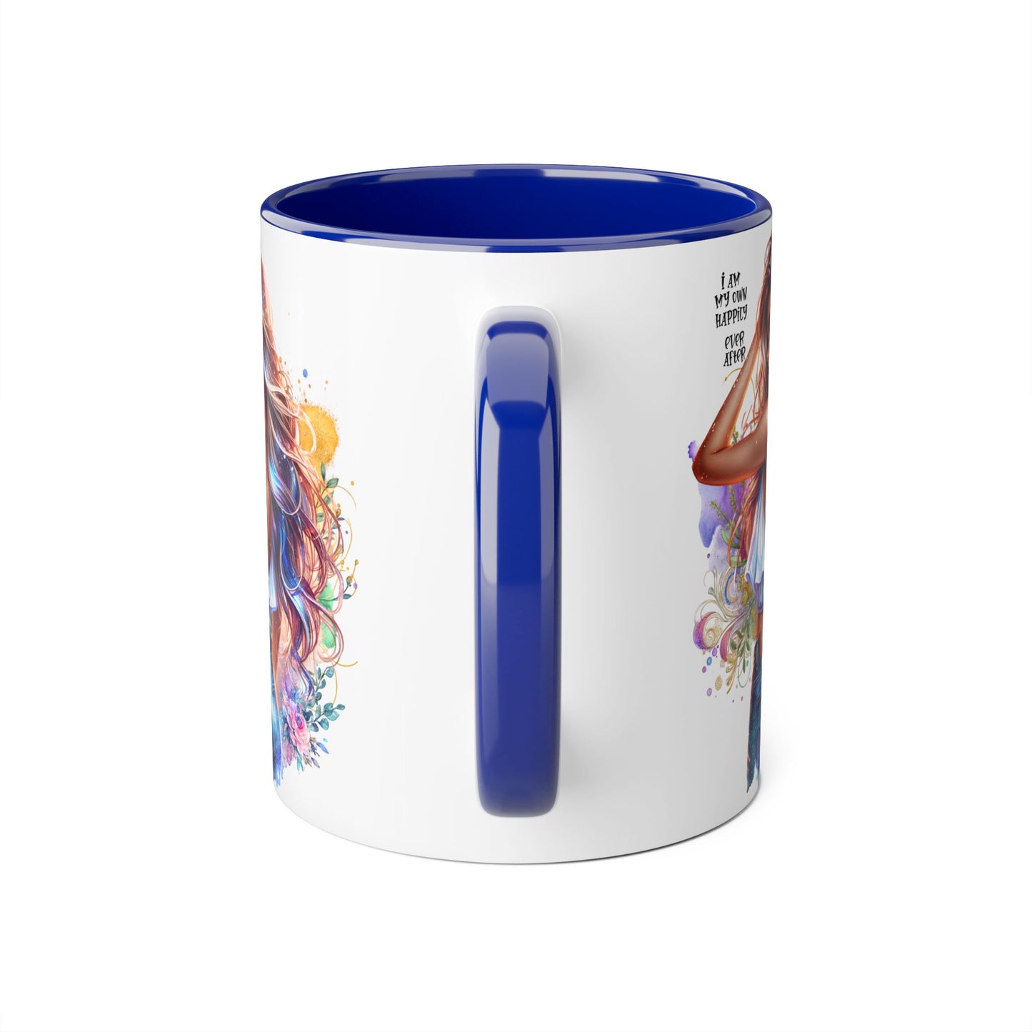 Colorful Inspirational Accent Mug - "I Am My Own Happily Ever After "