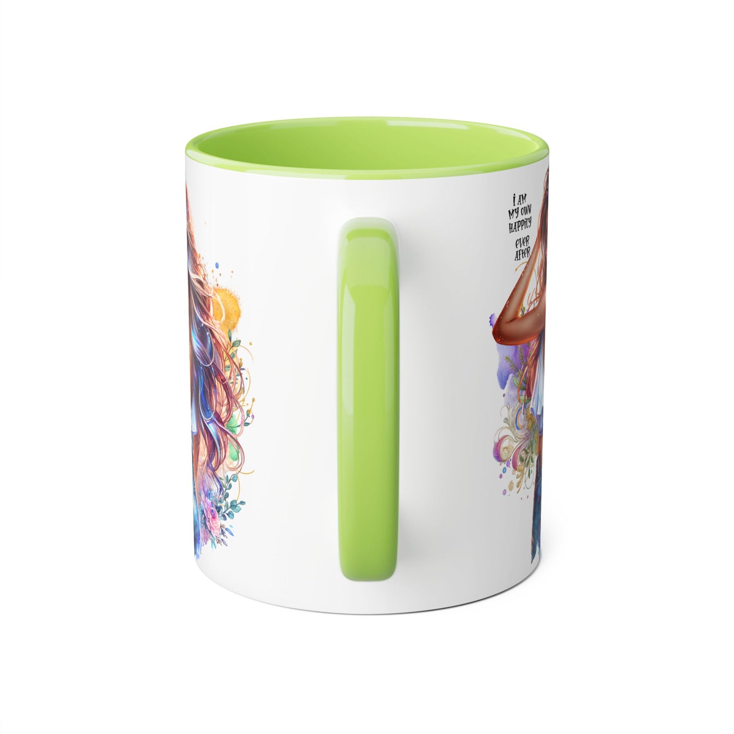 Colorful Inspirational Accent Mug - "I Am My Own Happily Ever After "