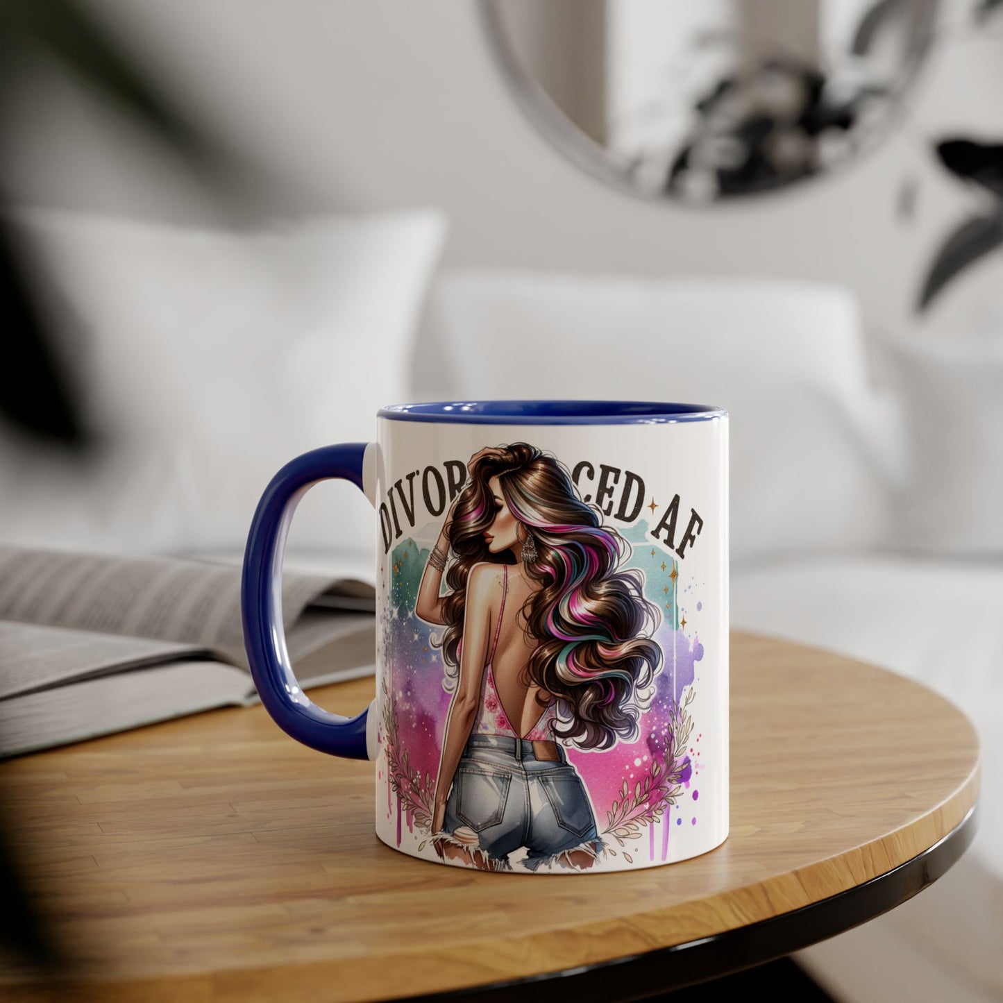 Mug - Divorced AF 11oz Accent Mug