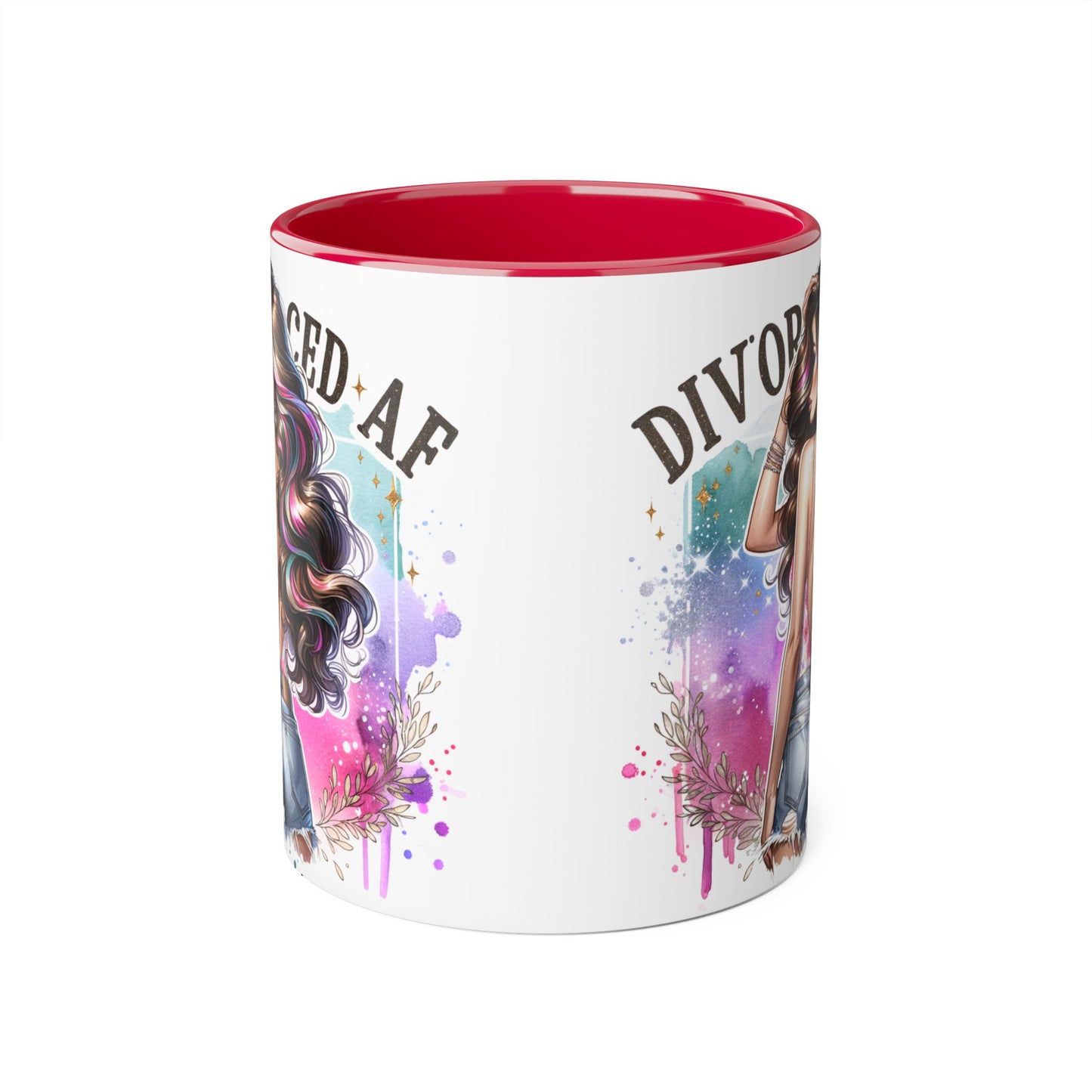 Mug - Divorced AF 11oz Accent Mug