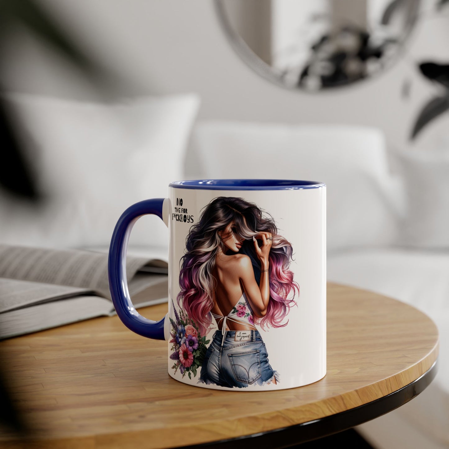 Funny Accent Mug - No Time For F*boys 11oz