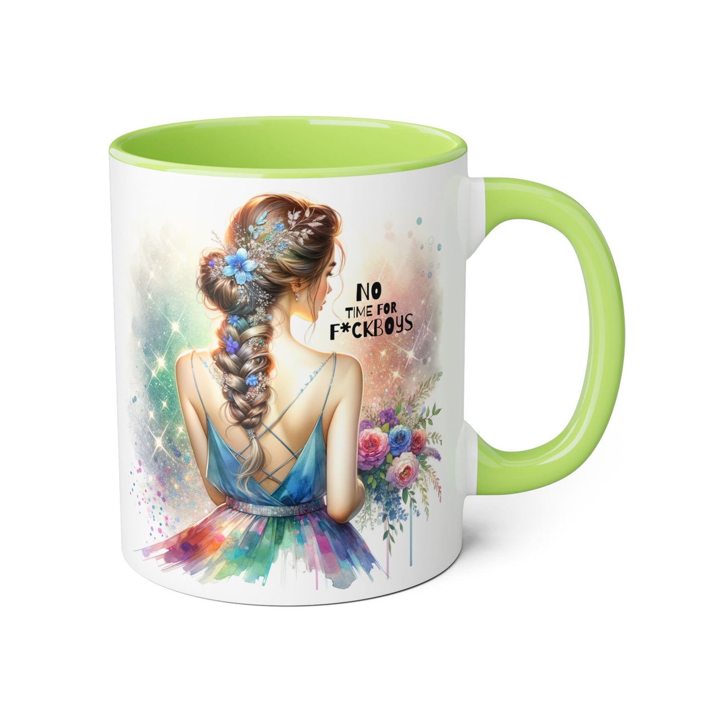 Funny Accent Mug - No Time For F*boys 11oz