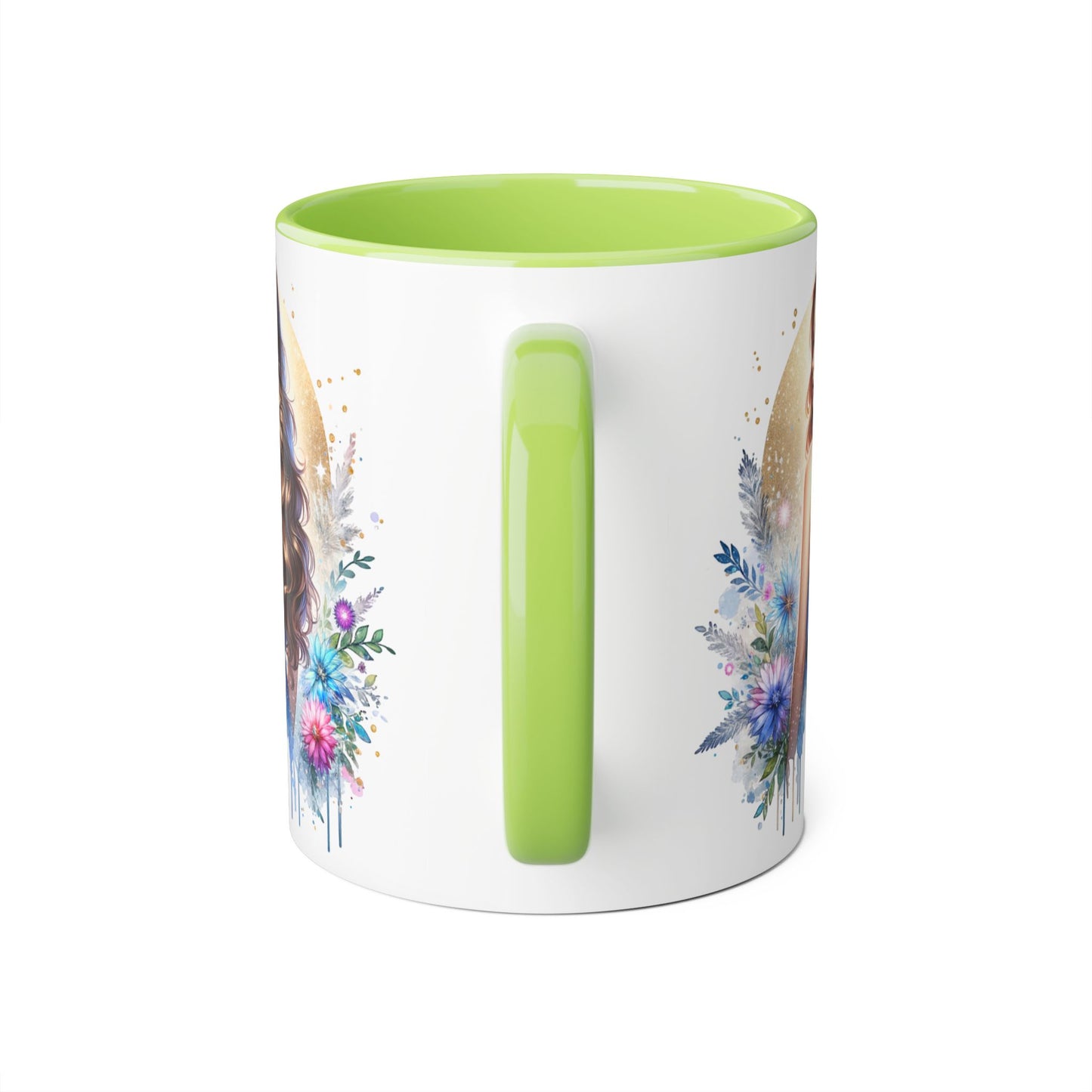 Single AF Gorgeous Floral Accent Mug, Perfect for Coffee Lovers, Unique Gift for Her, Boho Aesthetic, Personalized Tea Mug, Great for Birthdays