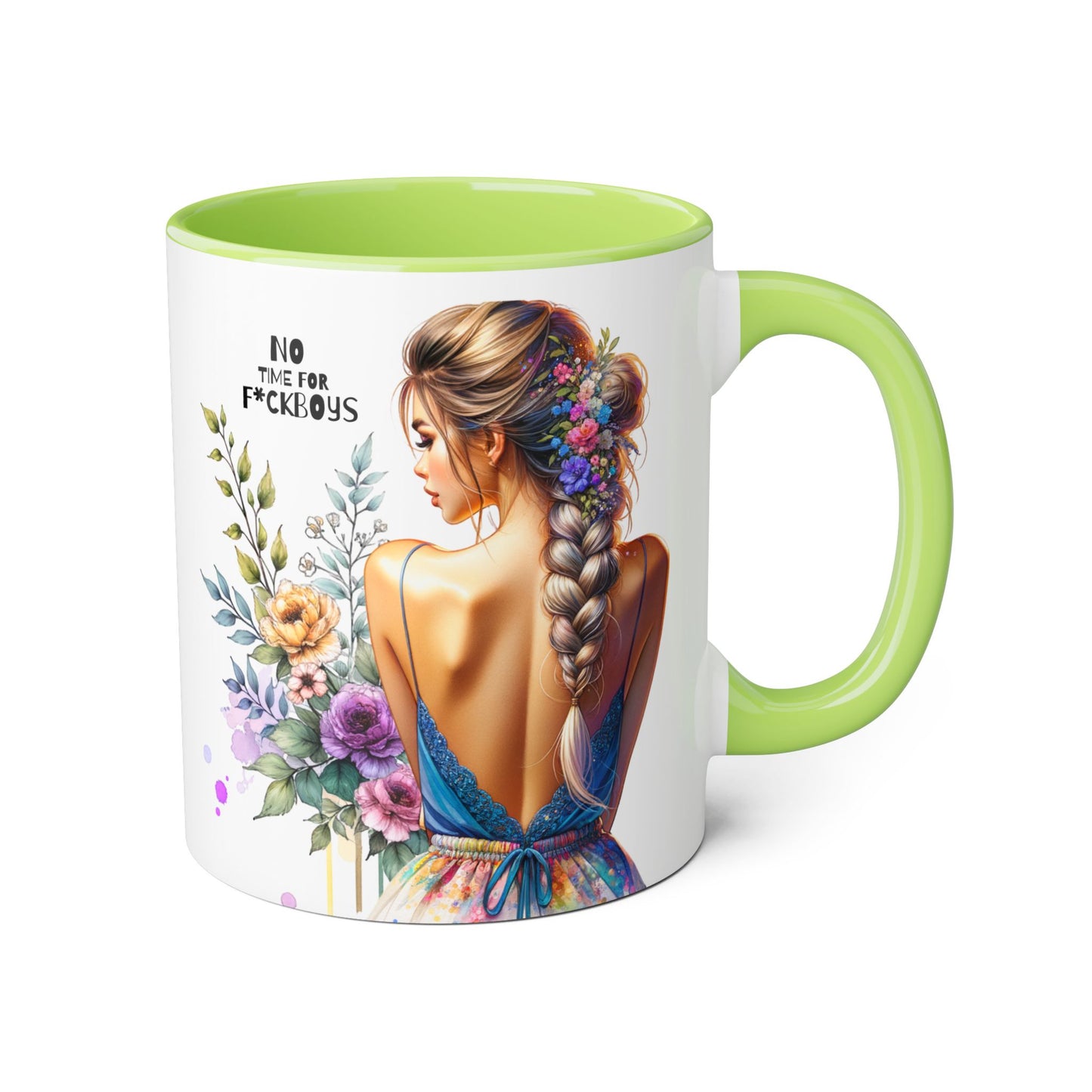 Funny Accent Mug - No Time For F*boys 11oz