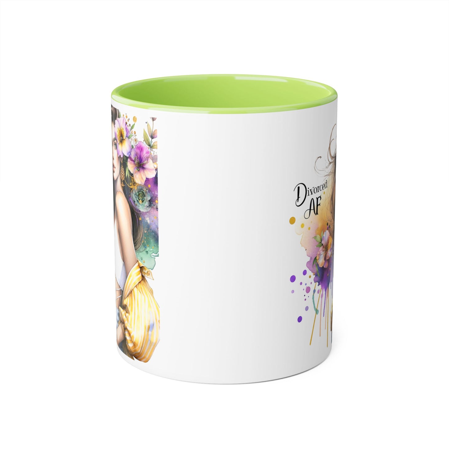 Chic Accent Coffee Mug - Stylish Floral Design, Perfect for Gift Giving, Motivational, Home Decor, Unique Drinkware