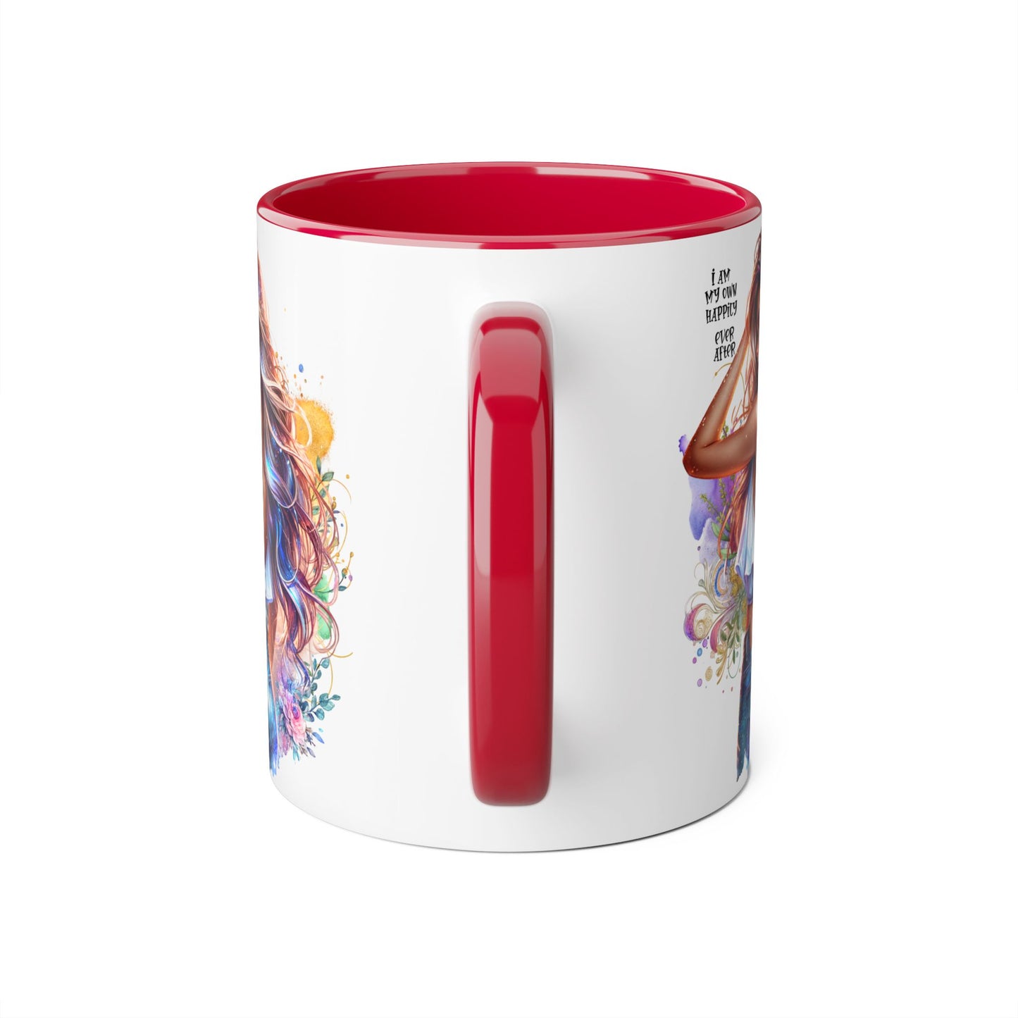 Colorful Inspirational Accent Mug - "I Am My Own Happily Ever After "