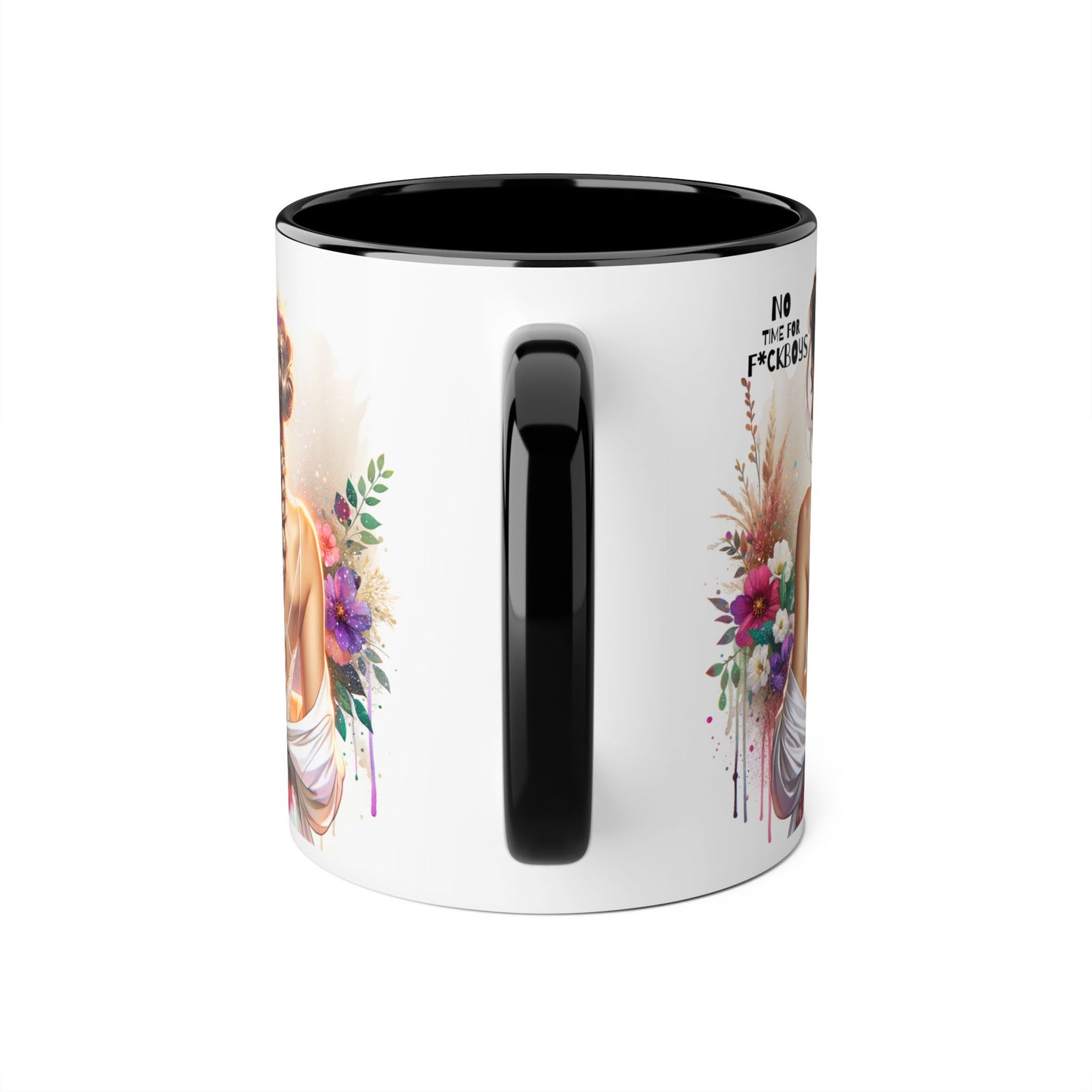 Funny Accent Mug - No Time For F*boys 11oz