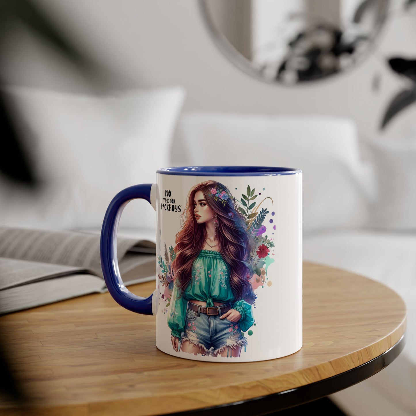 Funny Accent Mug - No Time For F*boys 11oz