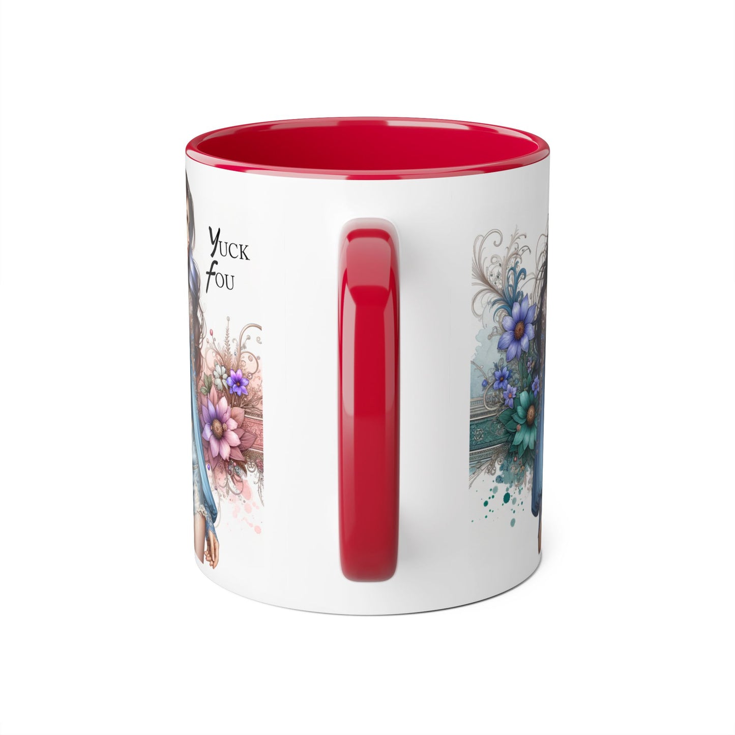 Artistic Accent Mug with ‘Yuck Fou’ Design for Trendy Sipping, Perfect Gift for Friends & Art Lovers, Ideal for Birthdays & Celebrations