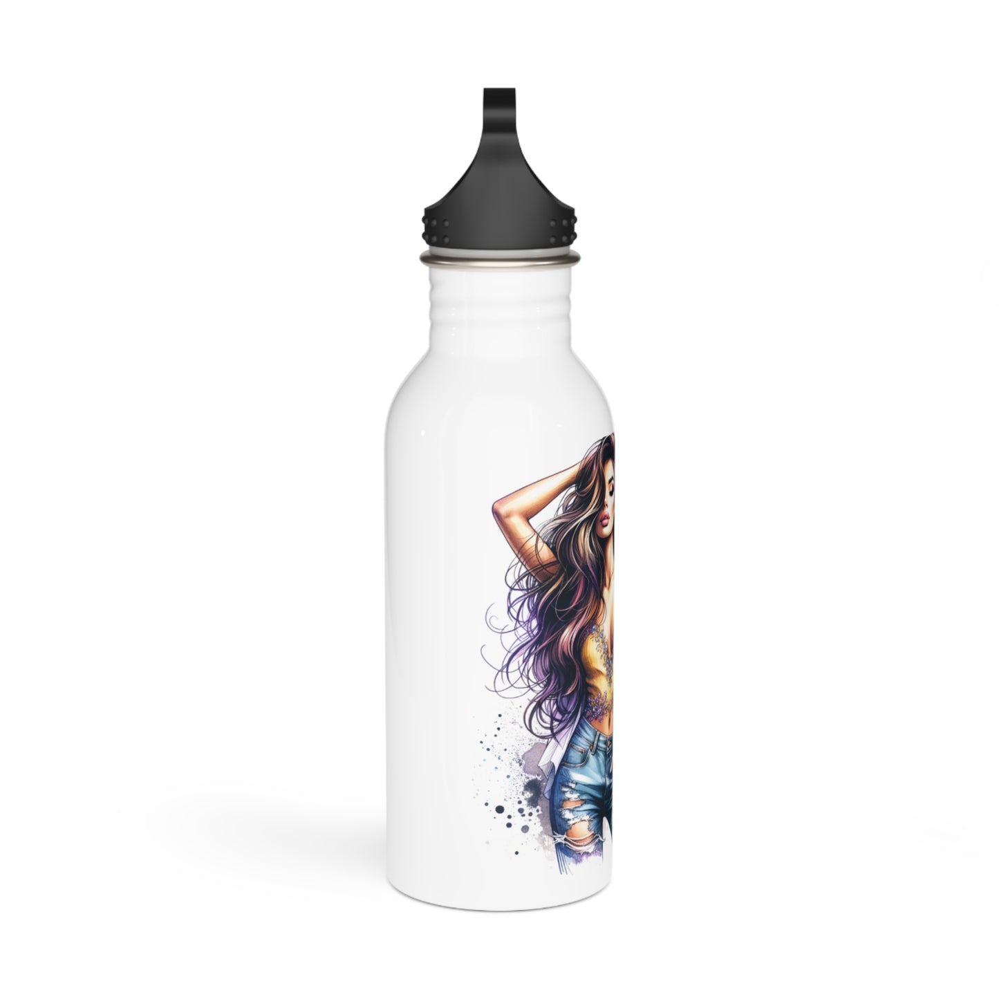 Inspirational Stainless Steel Water Bottle - "I Am My Own Happy Ever After" Design