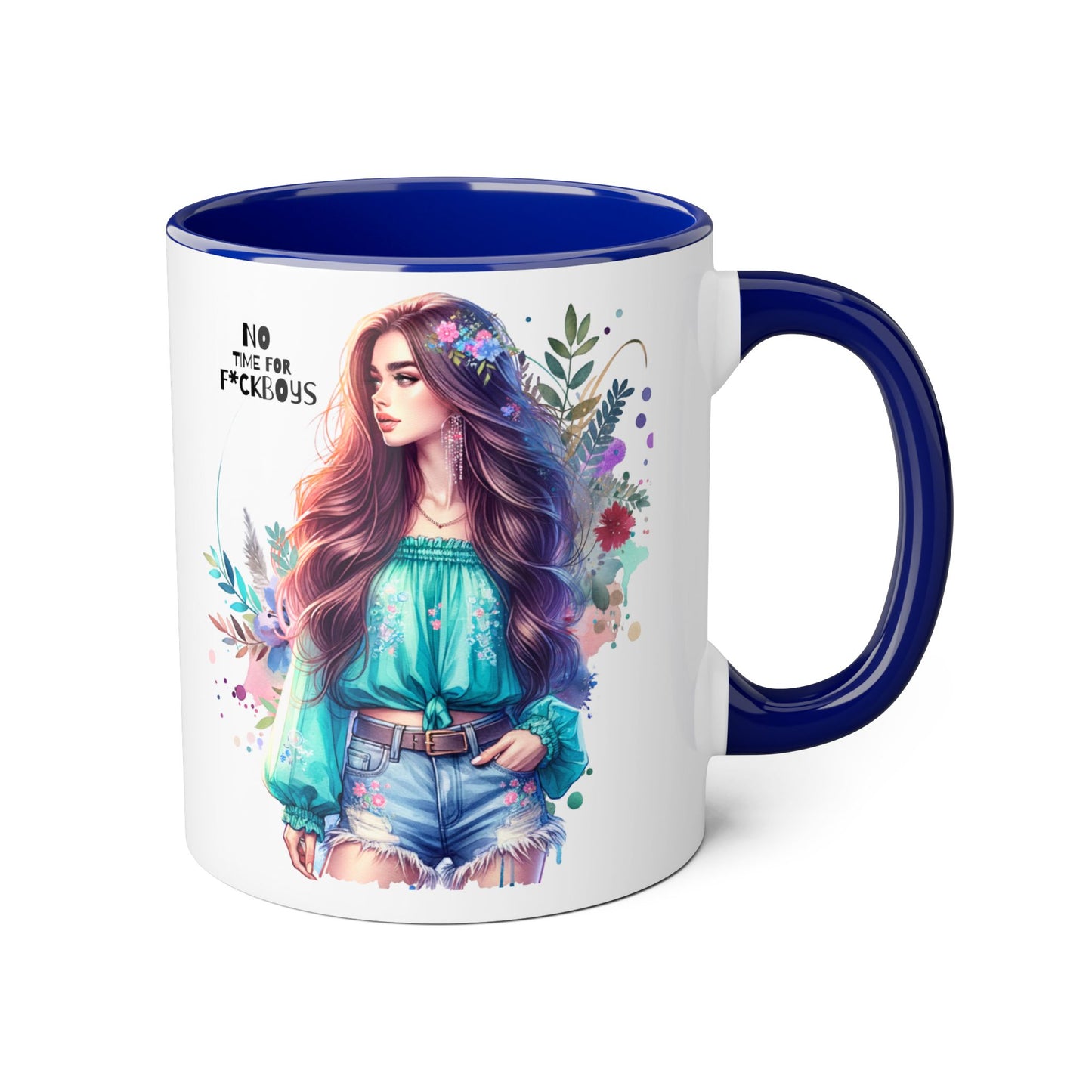 Funny Accent Mug - No Time For F*boys 11oz