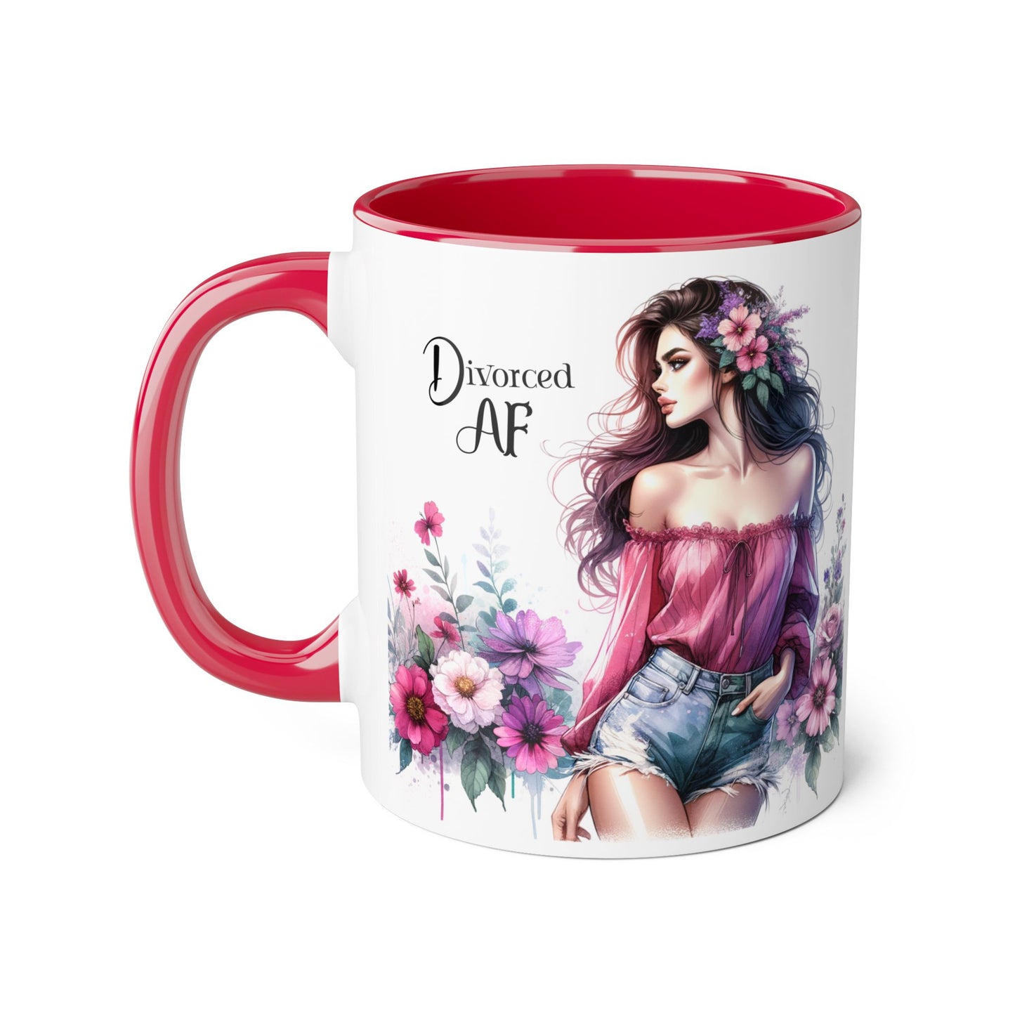 Mug - Divorced AF 11oz Accent Mug