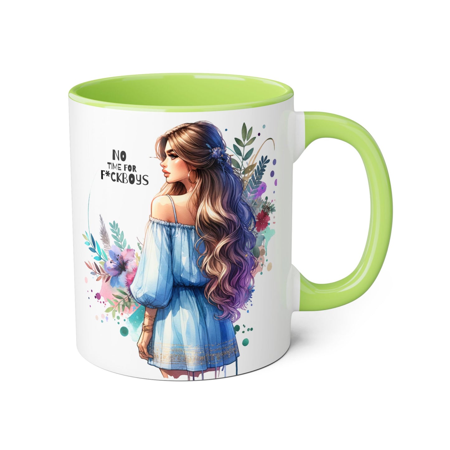 Funny Accent Mug - No Time For F*boys 11oz