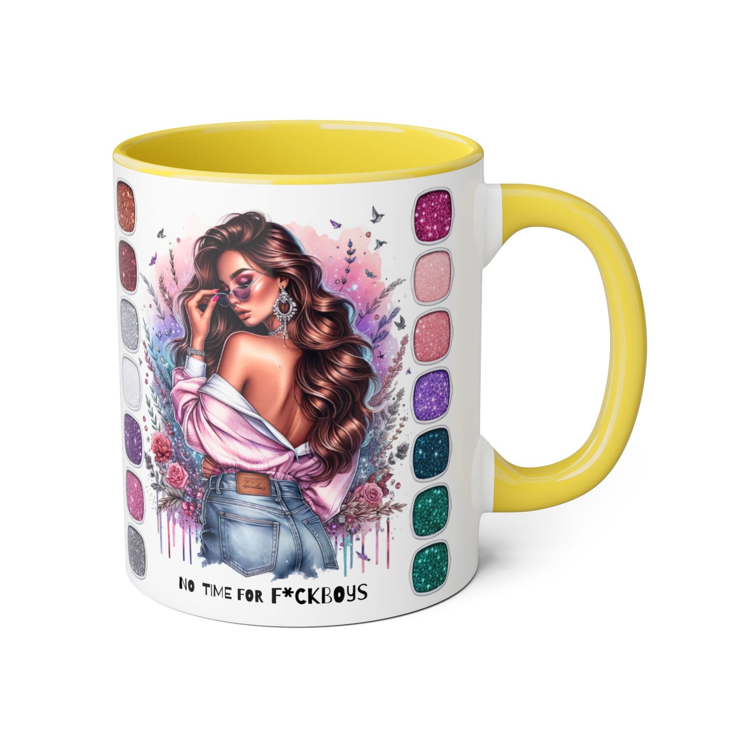Funny Accent Mug - No Time For F*boys 11oz