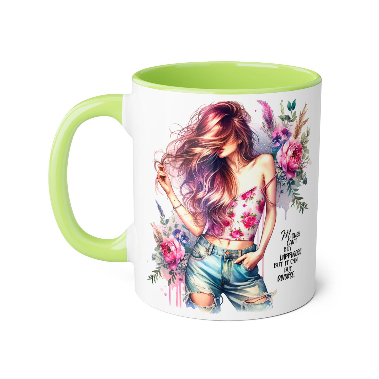 Mug - Money Can't Buy Happiness But It Can Buy Divorce Humoristic