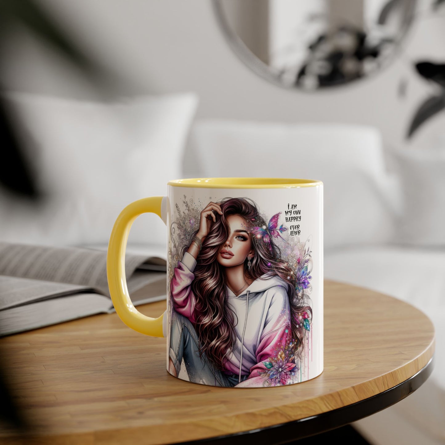 I Am My Own Happily Ever After Empowering Accent Mug - 11oz Inspirational Design for Coffee Lovers