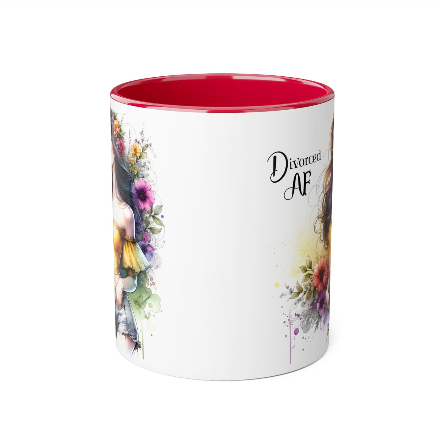 Mug - Divorced AF 11oz Accent Mug