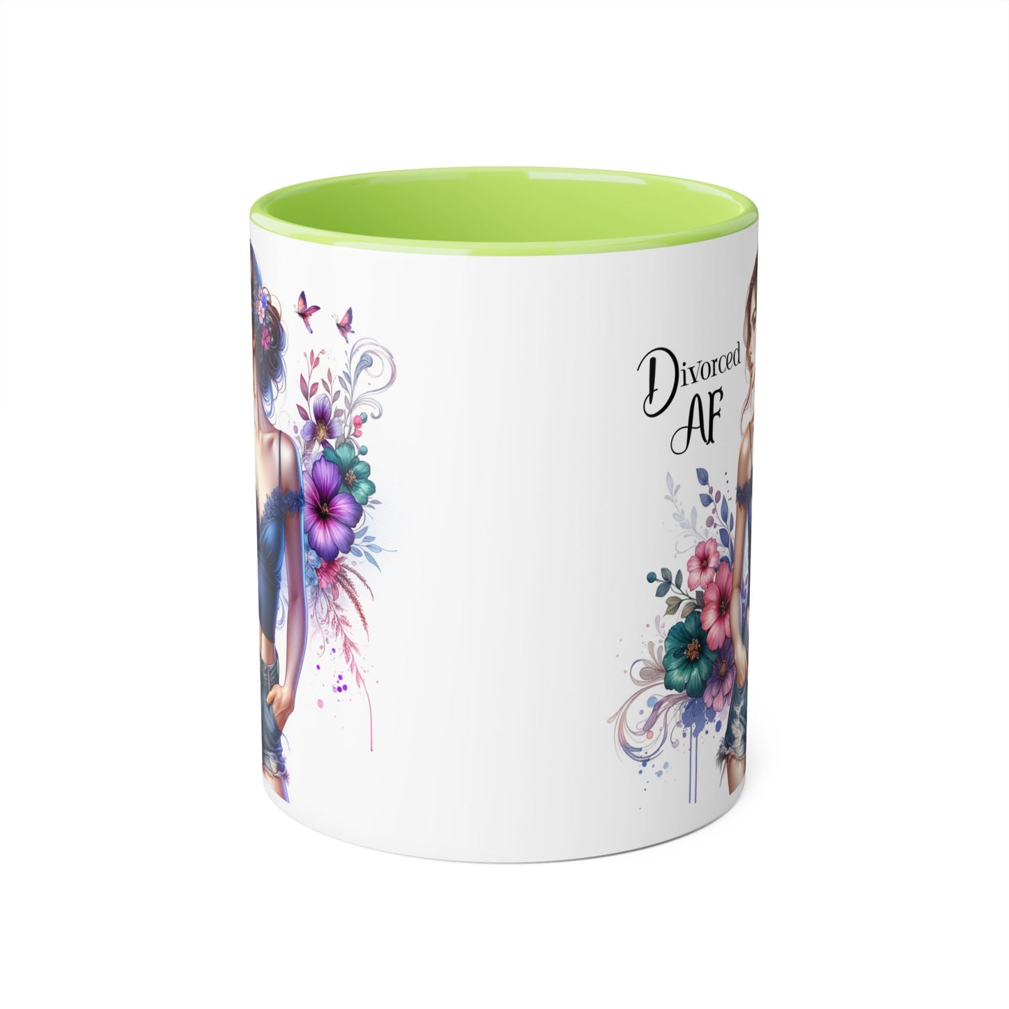 Mug - Divorced AF 11oz Accent Mug