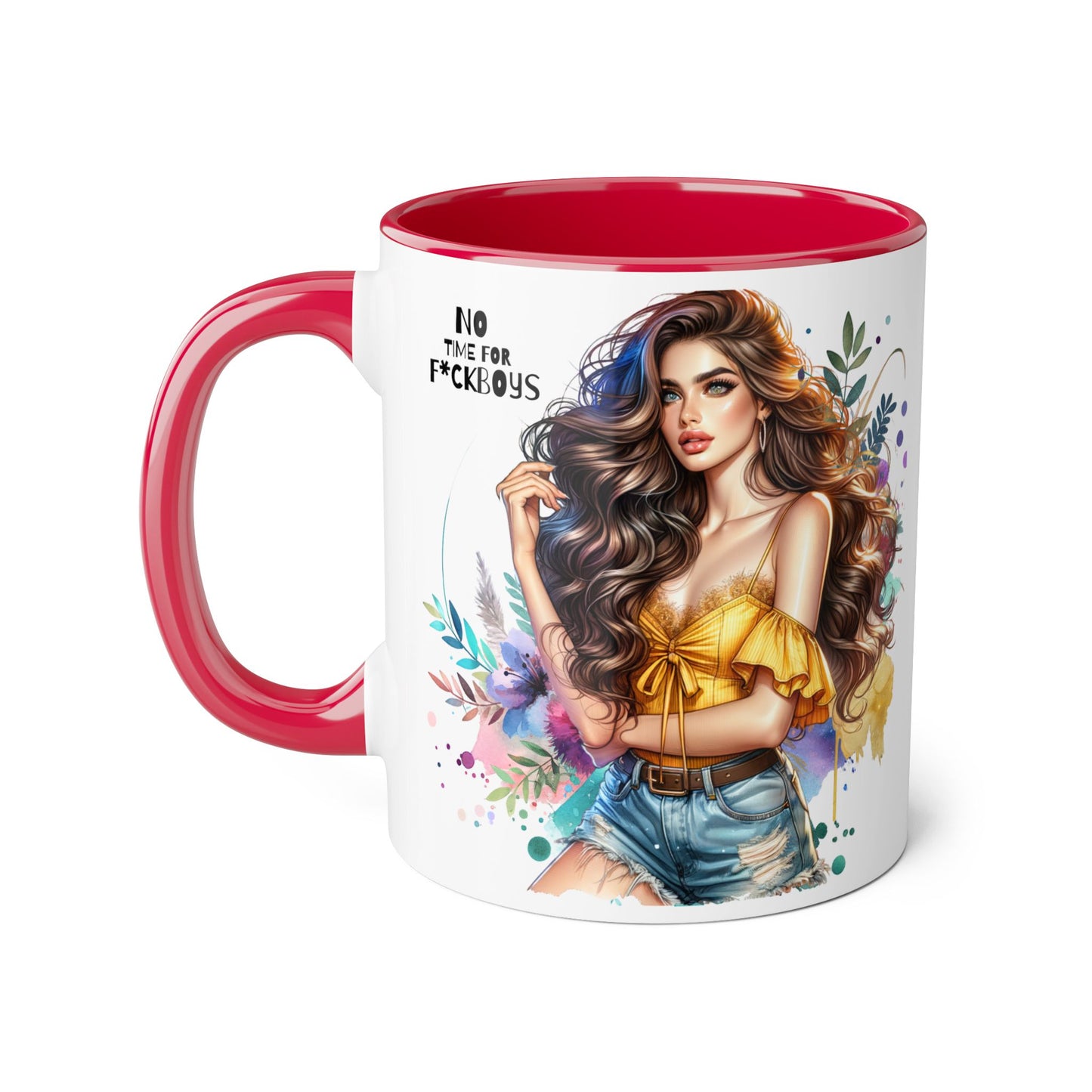 Funny Accent Mug - No Time For F*boys 11oz