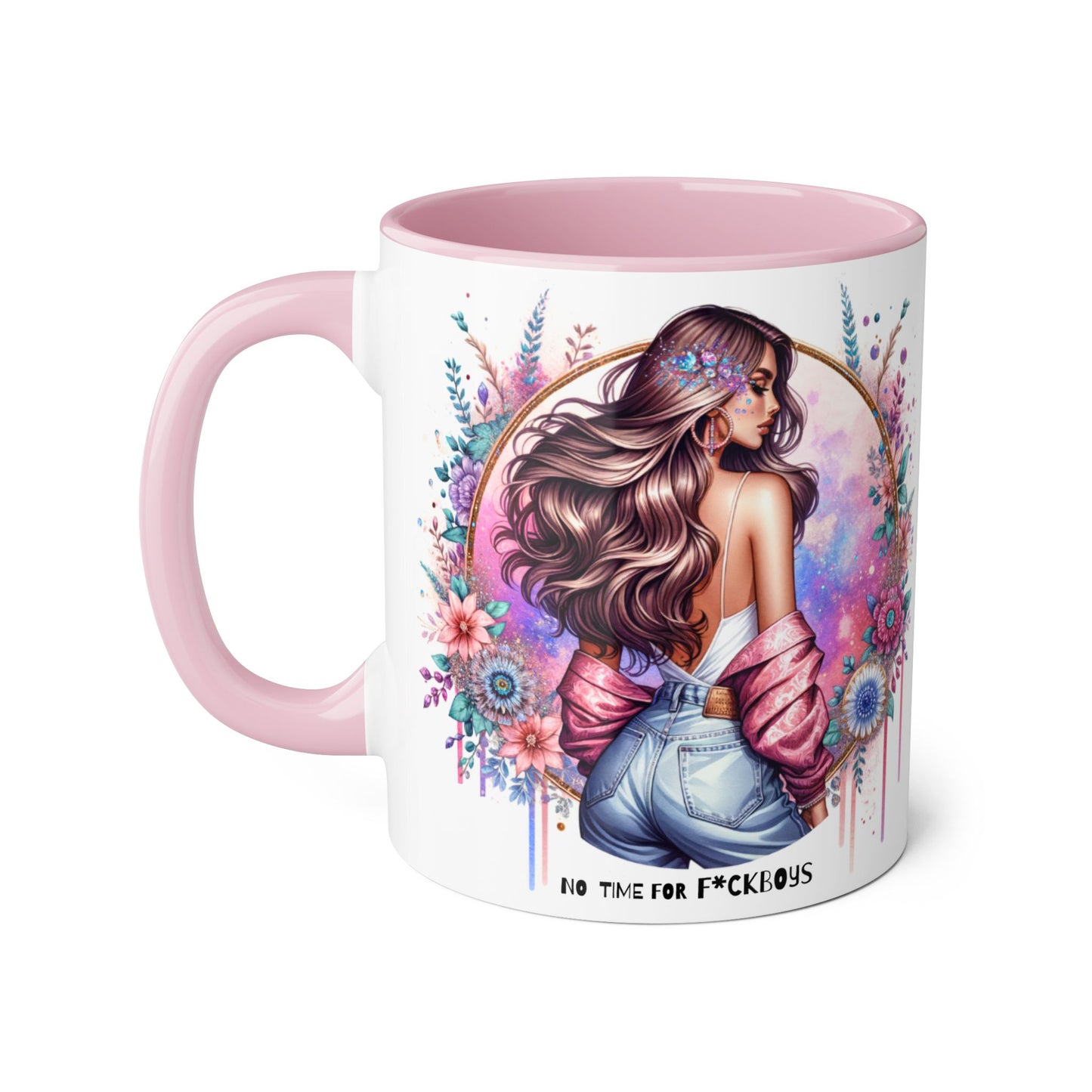 Funny Accent Mug - No Time For F*boys 11oz