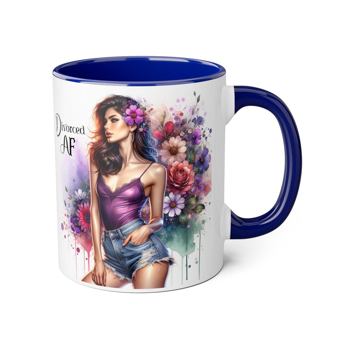 Mug - Divorced AF 11oz Accent Mug