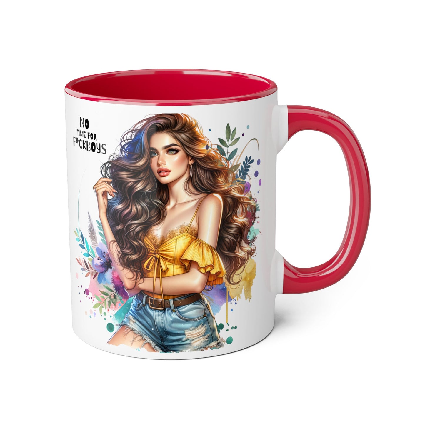 Funny Accent Mug - No Time For F*boys 11oz
