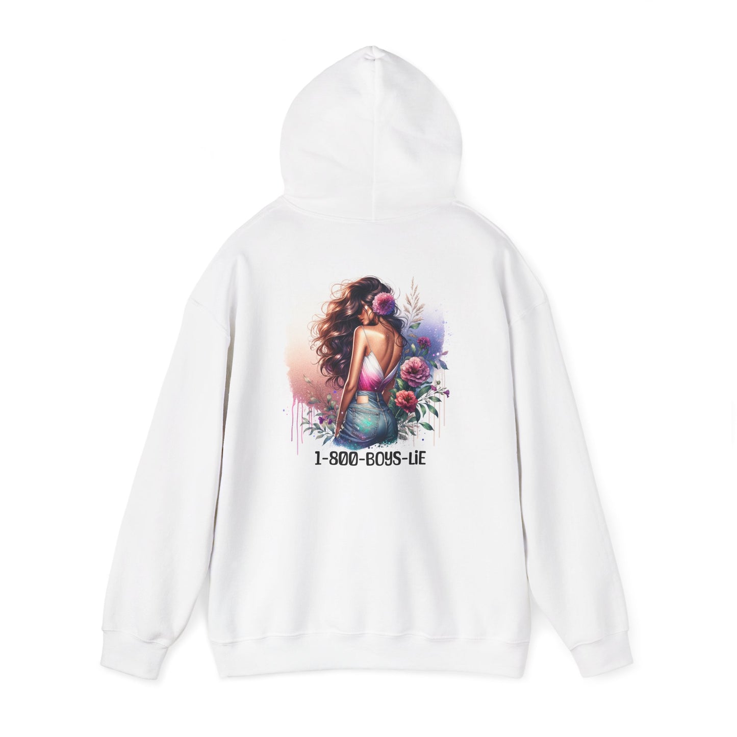 1-800-Boys-Lie Mermaid Graphic Hoodie, Cozy Unisex Sweatshirt for Beach Lovers, Perfect Gift for Birthdays or Celebrations