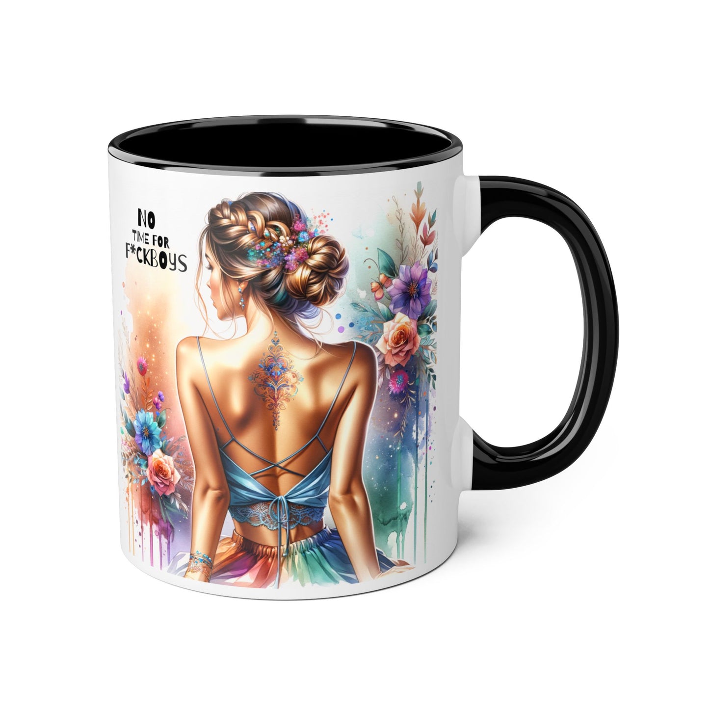 Funny Accent Mug - No Time For F*boys 11oz