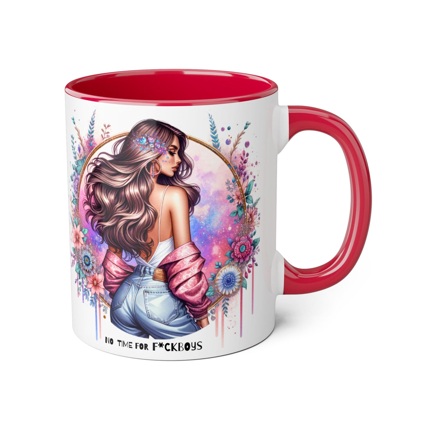 Funny Accent Mug - No Time For F*boys 11oz