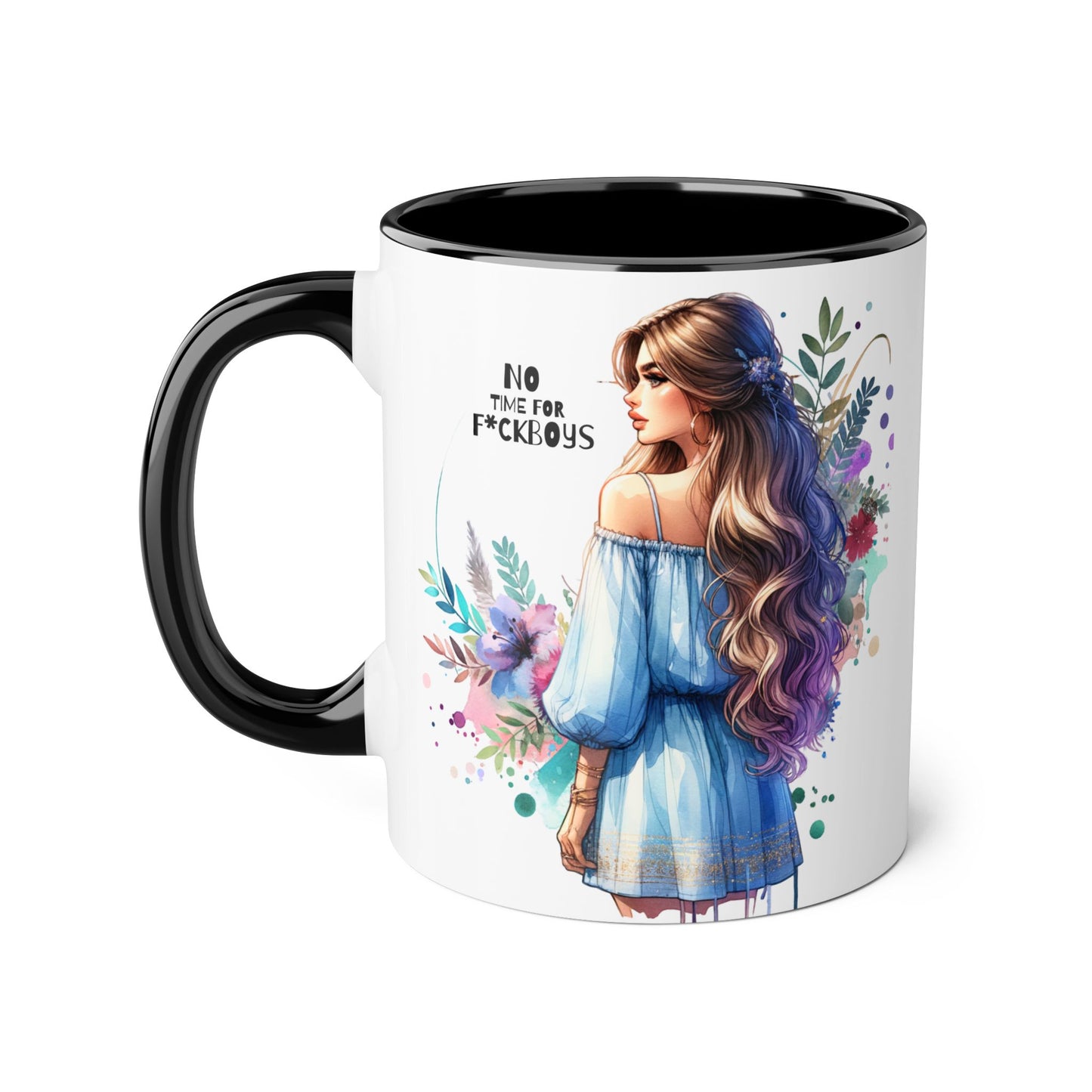 Funny Accent Mug - No Time For F*boys 11oz
