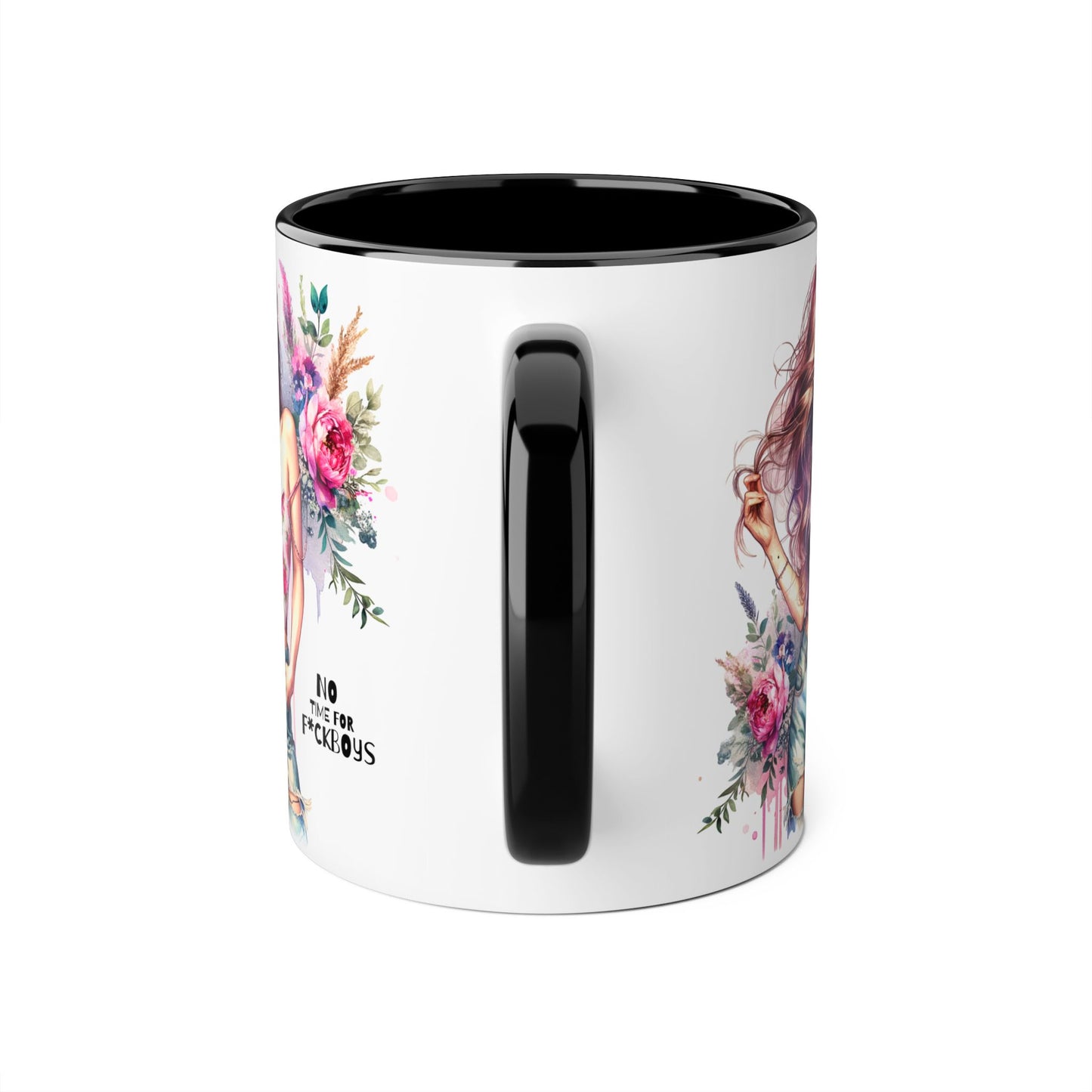 Funny Accent Mug - No Time For F*boys 11oz