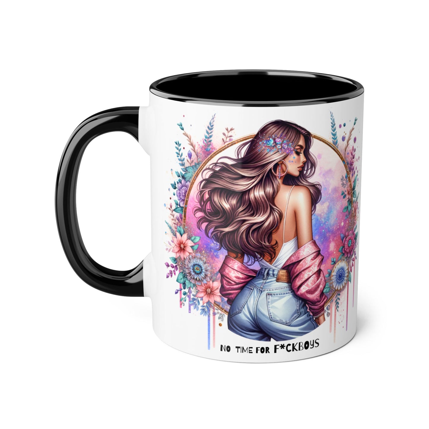 Funny Accent Mug - No Time For F*boys 11oz