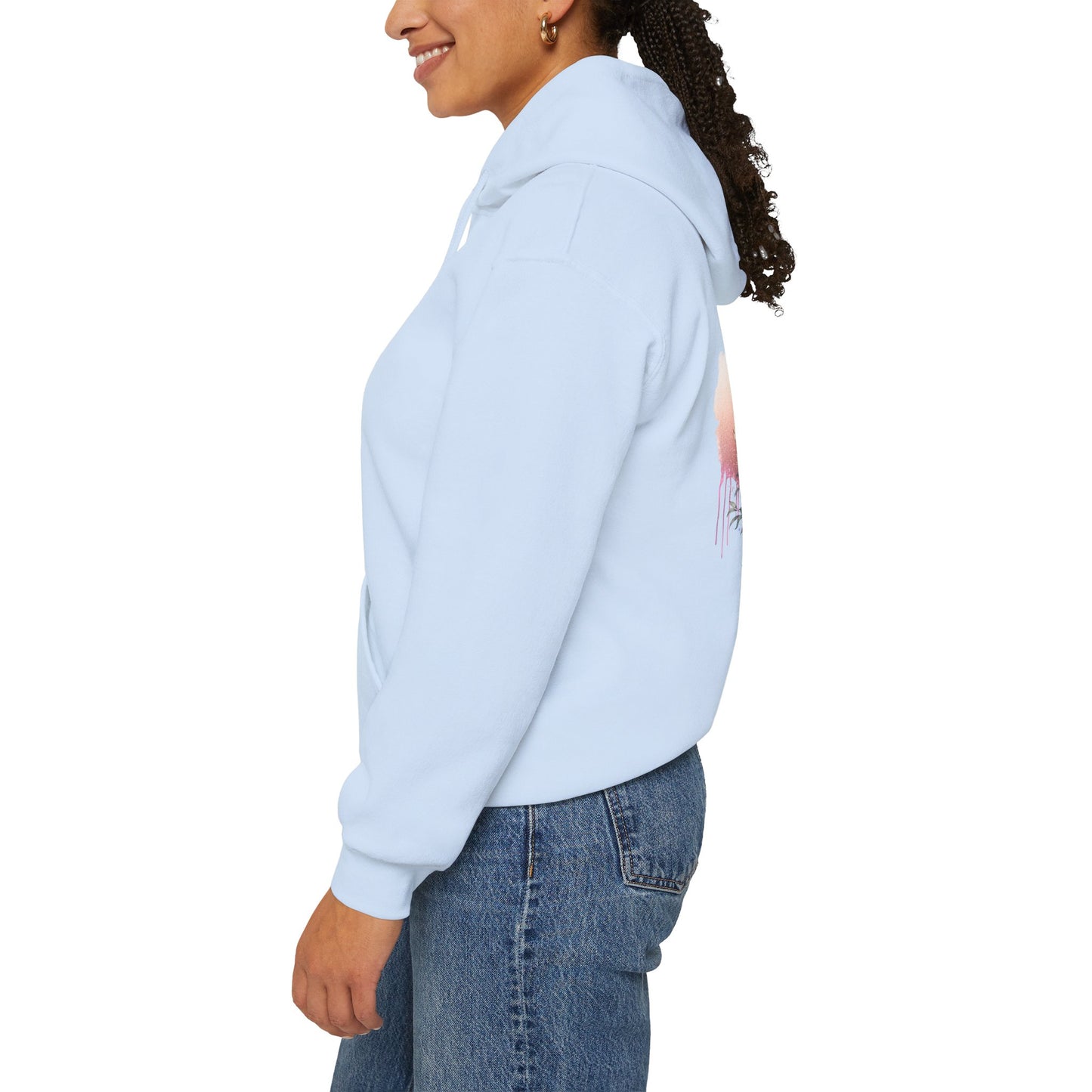 1-800-Boys-Lie Beautiful Floral Mermaid Hoodie - Unisex Heavy Blend™, Perfect for Cozy Days, Gifts, Beach Lovers, Everyday Wear