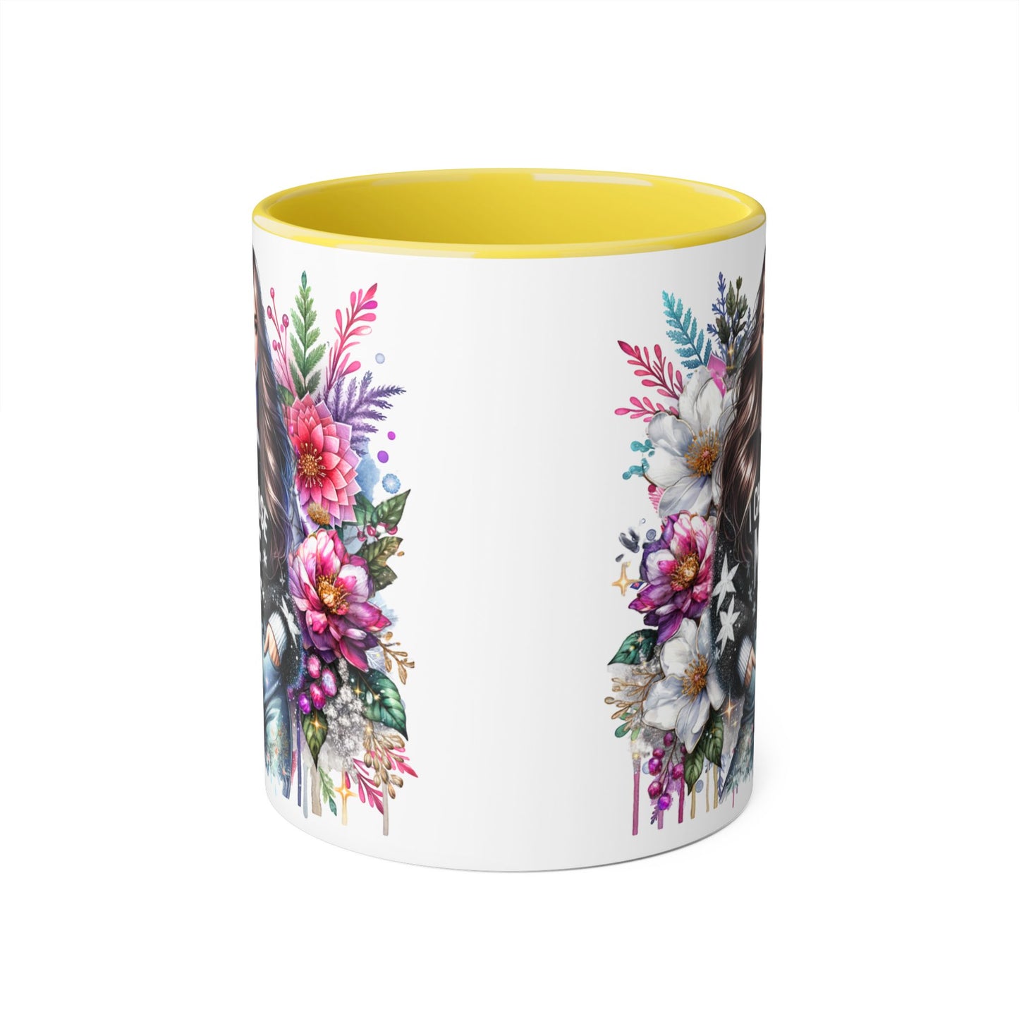 I Choose Me Beautiful Floral Accent Mug, Unique Coffee Cup Gift, Inspirational Drinkware, Thoughtful Present for Friends, Stylish Home Decor