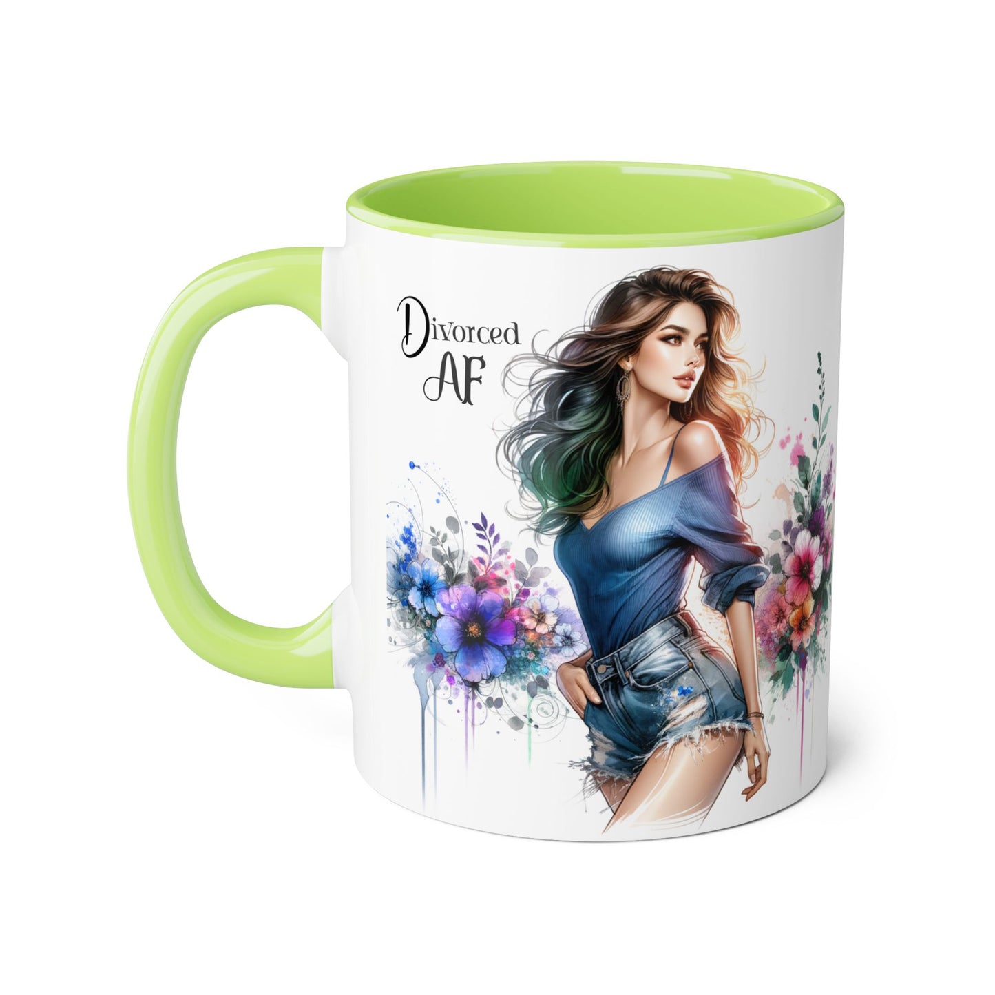 Divorced AF Mug, Stylish Coffee Cup for Newly Single, Empowerment Gift for Her, Celebration of Freedom, Unique Present for Divorcee
