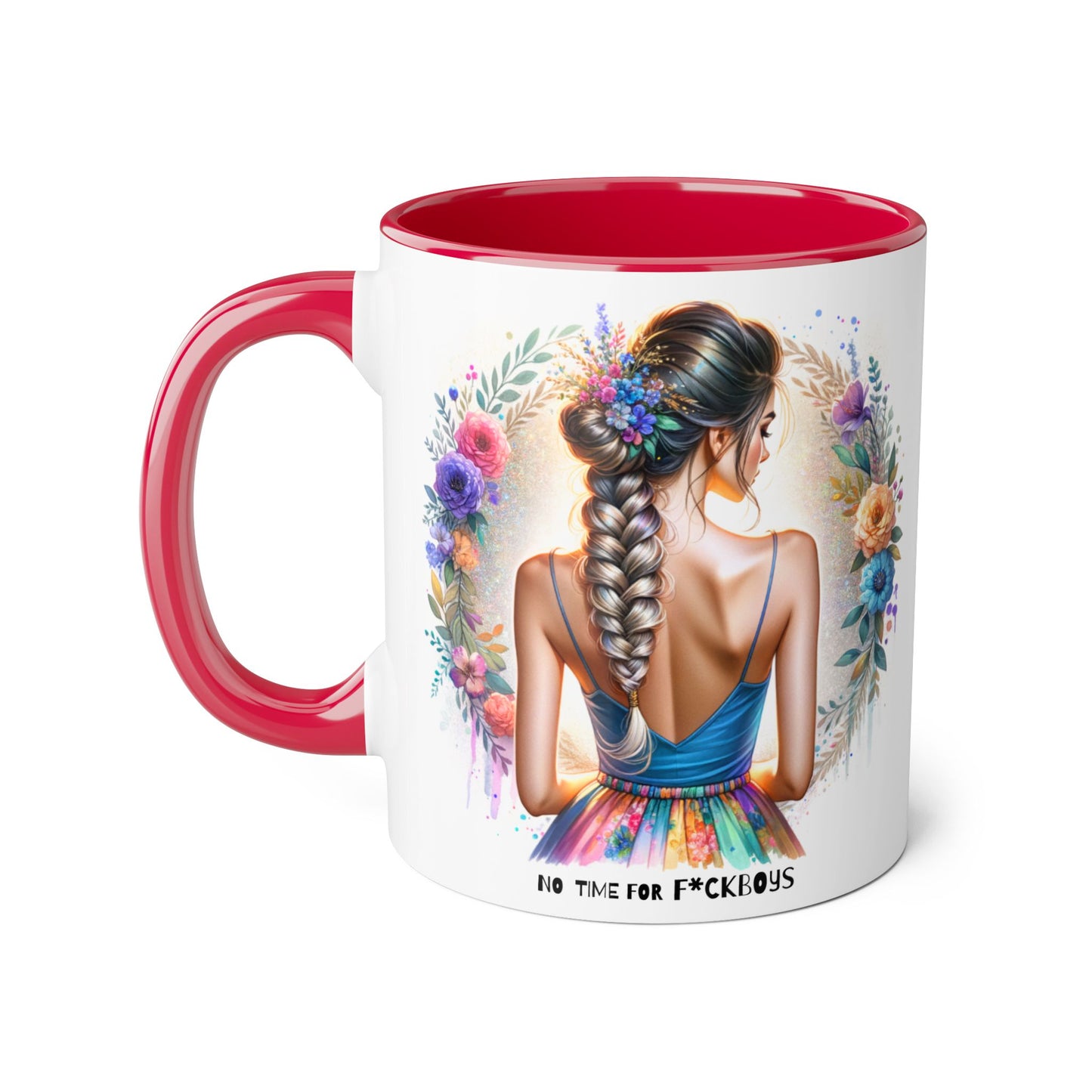Funny Accent Mug - No Time For F*boys 11oz
