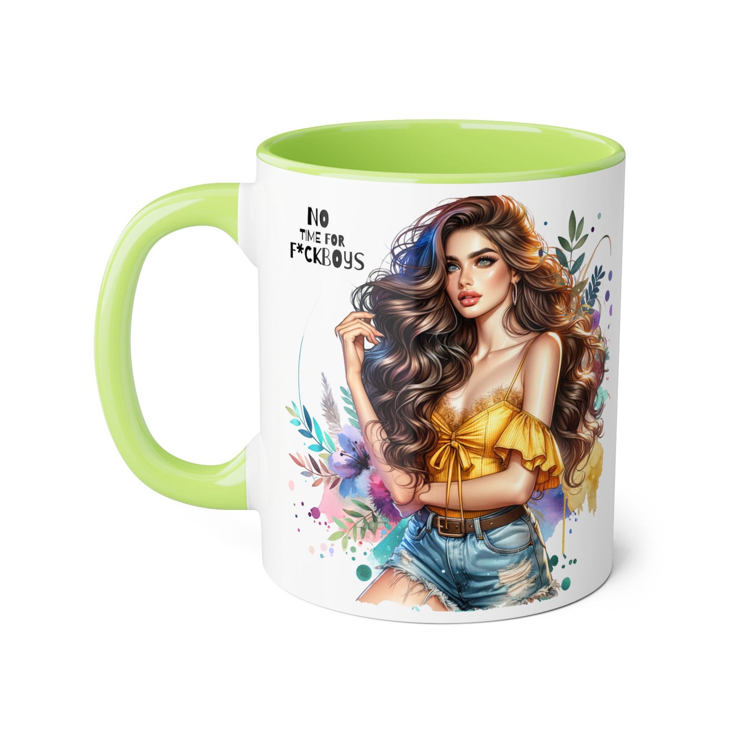 Funny Accent Mug - No Time For F*boys 11oz