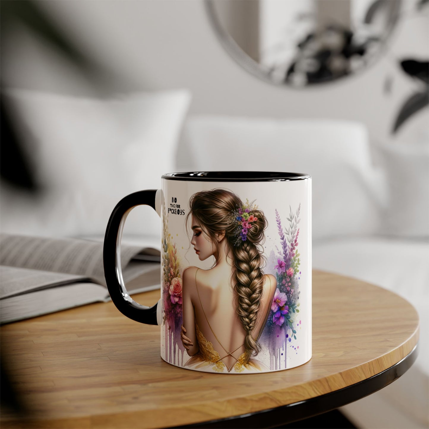 Funny Accent Mug - No Time For F*boys 11oz