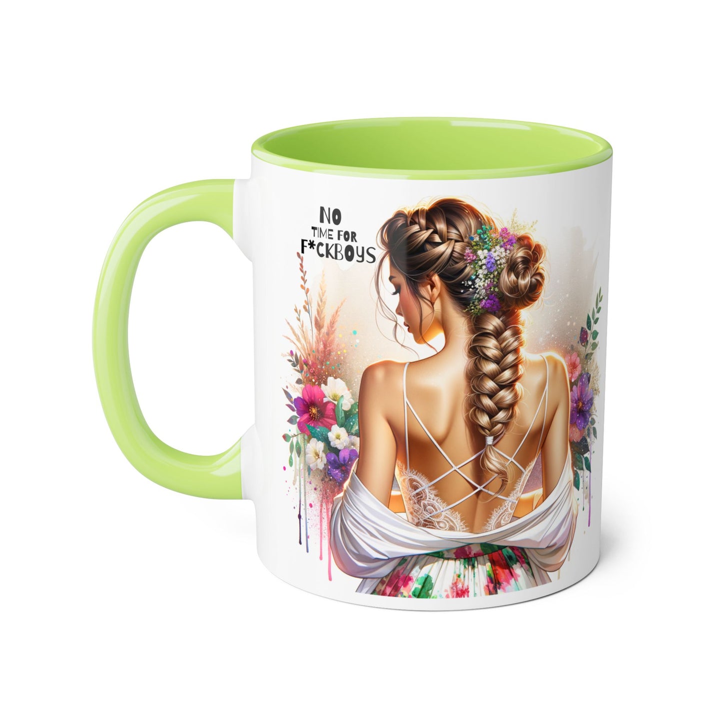 Funny Accent Mug - No Time For F*boys 11oz