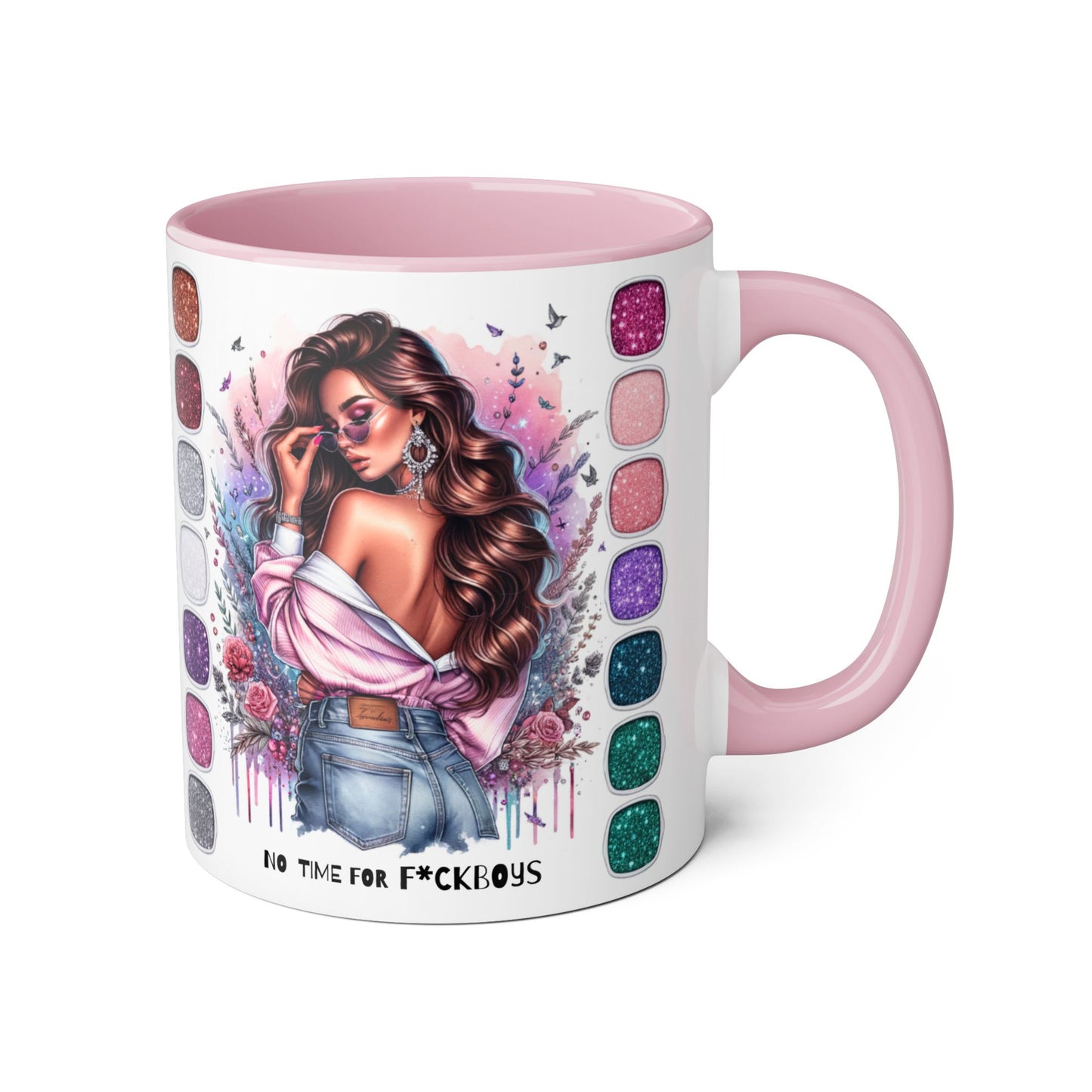 Funny Accent Mug - No Time For F*boys 11oz