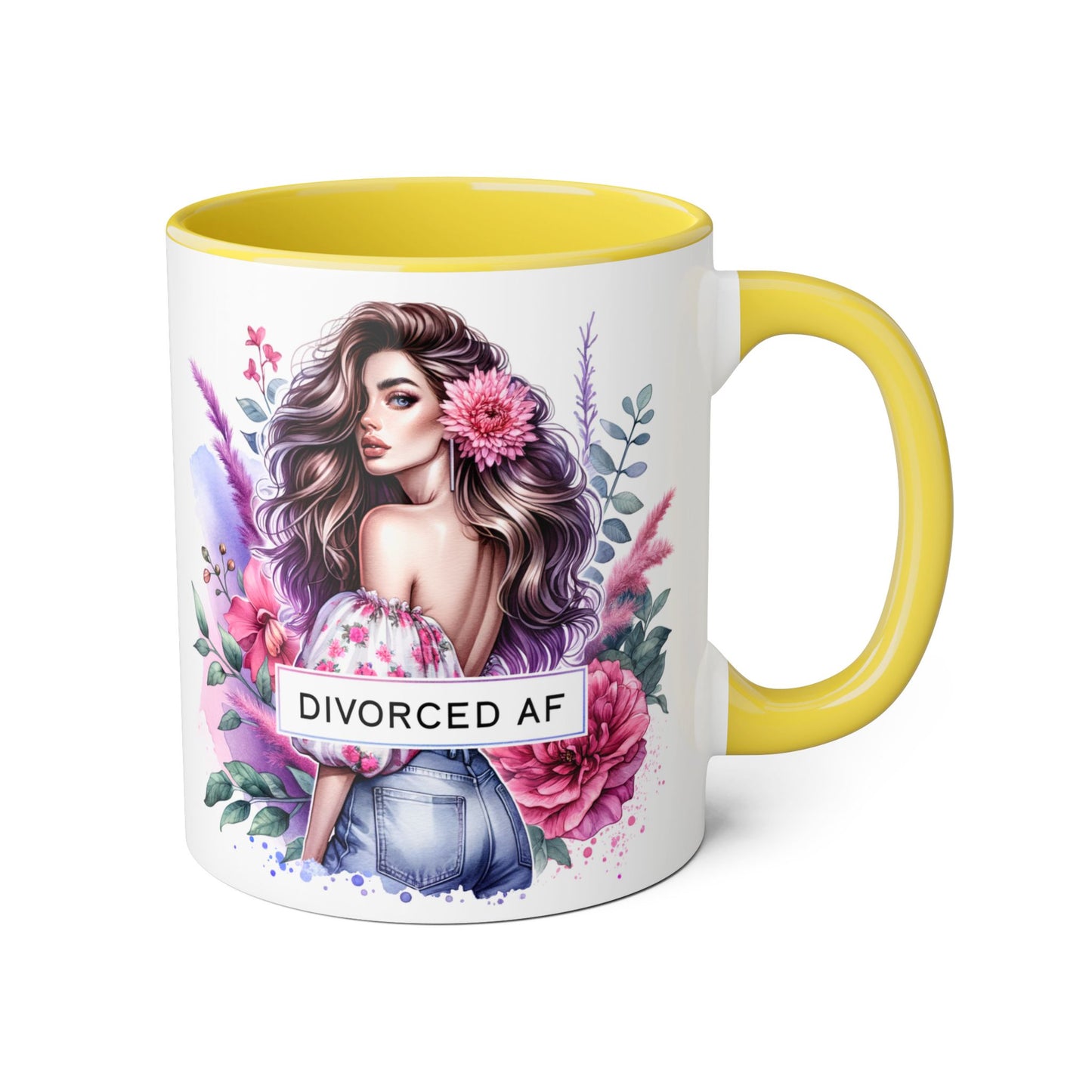 Mug - Divorced AF 11oz Accent Mug