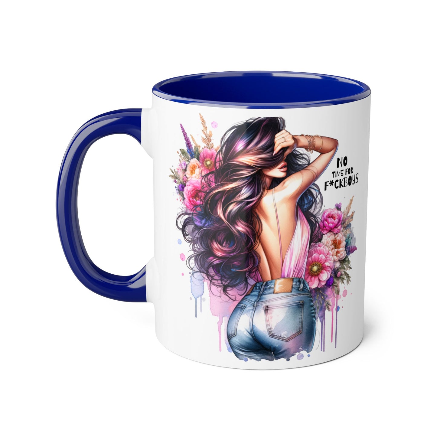 Funny Accent Mug - No Time For F*boys 11oz