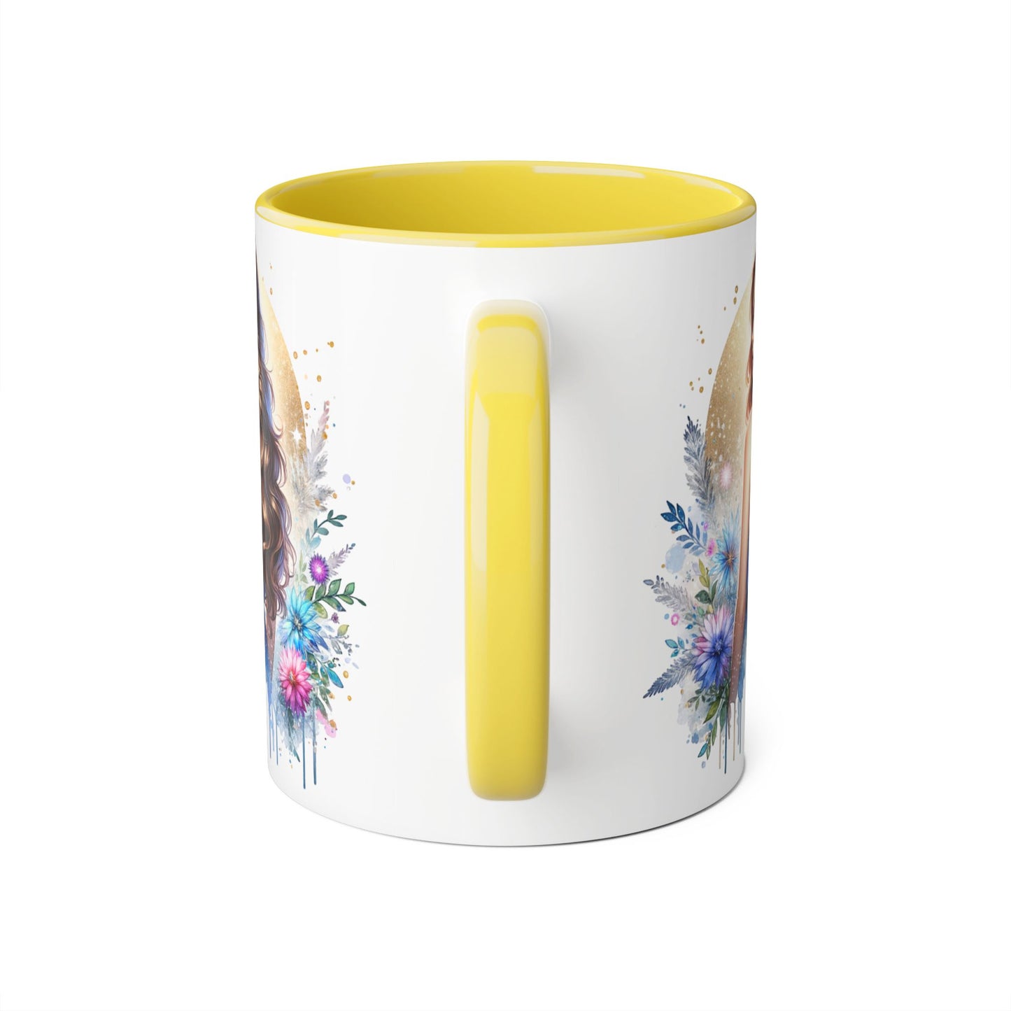 Single AF Gorgeous Floral Accent Mug, Perfect for Coffee Lovers, Unique Gift for Her, Boho Aesthetic, Personalized Tea Mug, Great for Birthdays