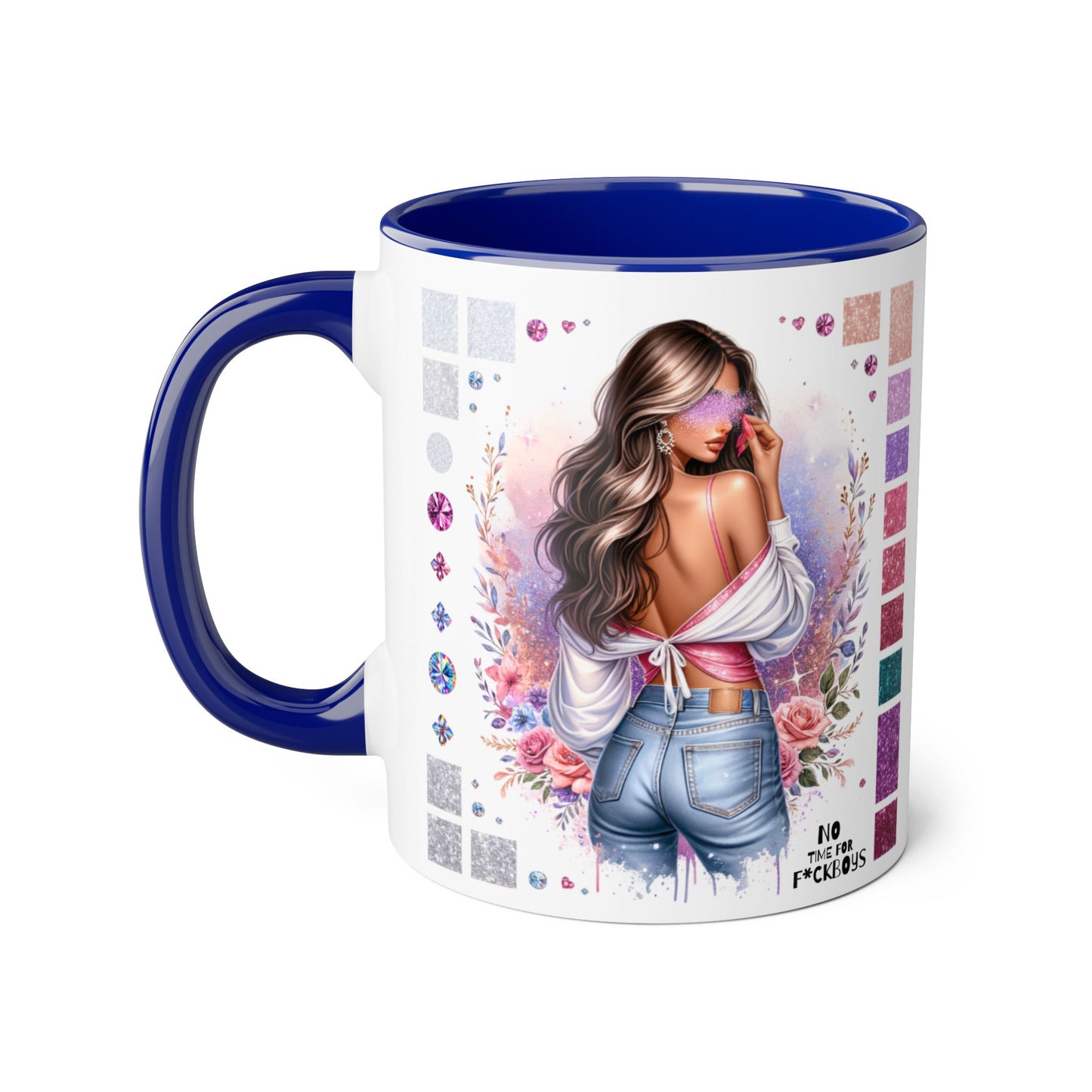 Funny Accent Mug - No Time For F*boys 11oz