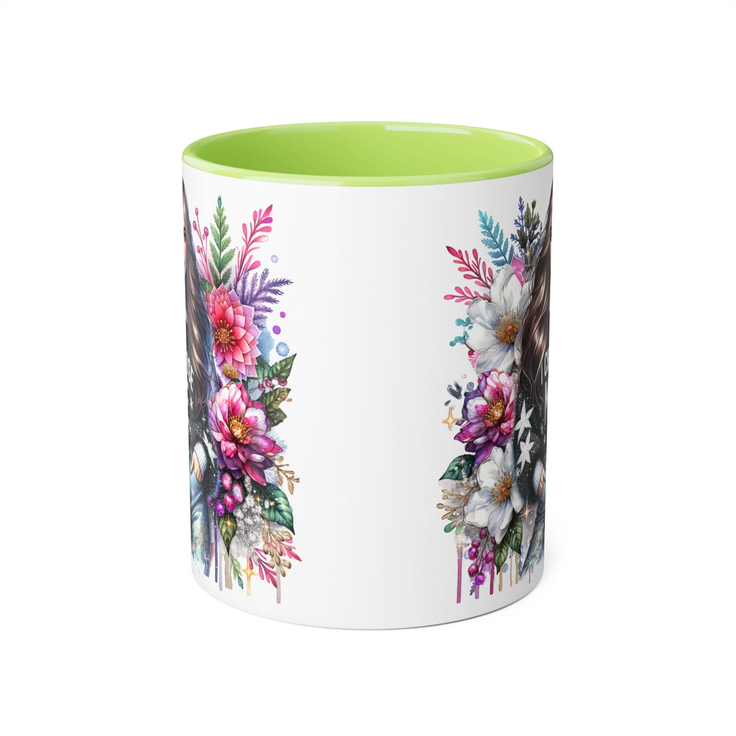 I Choose Me Beautiful Floral Accent Mug, Unique Coffee Cup Gift, Inspirational Drinkware, Thoughtful Present for Friends, Stylish Home Decor
