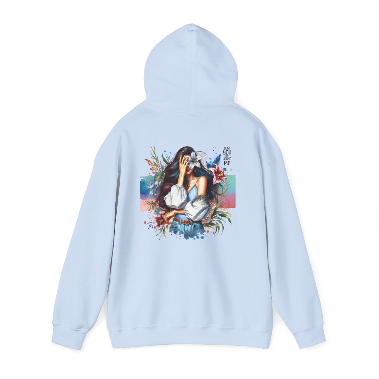 Breakup Hoodie - Unisex Hooded Sweatshirt Lost You and Found Me Design