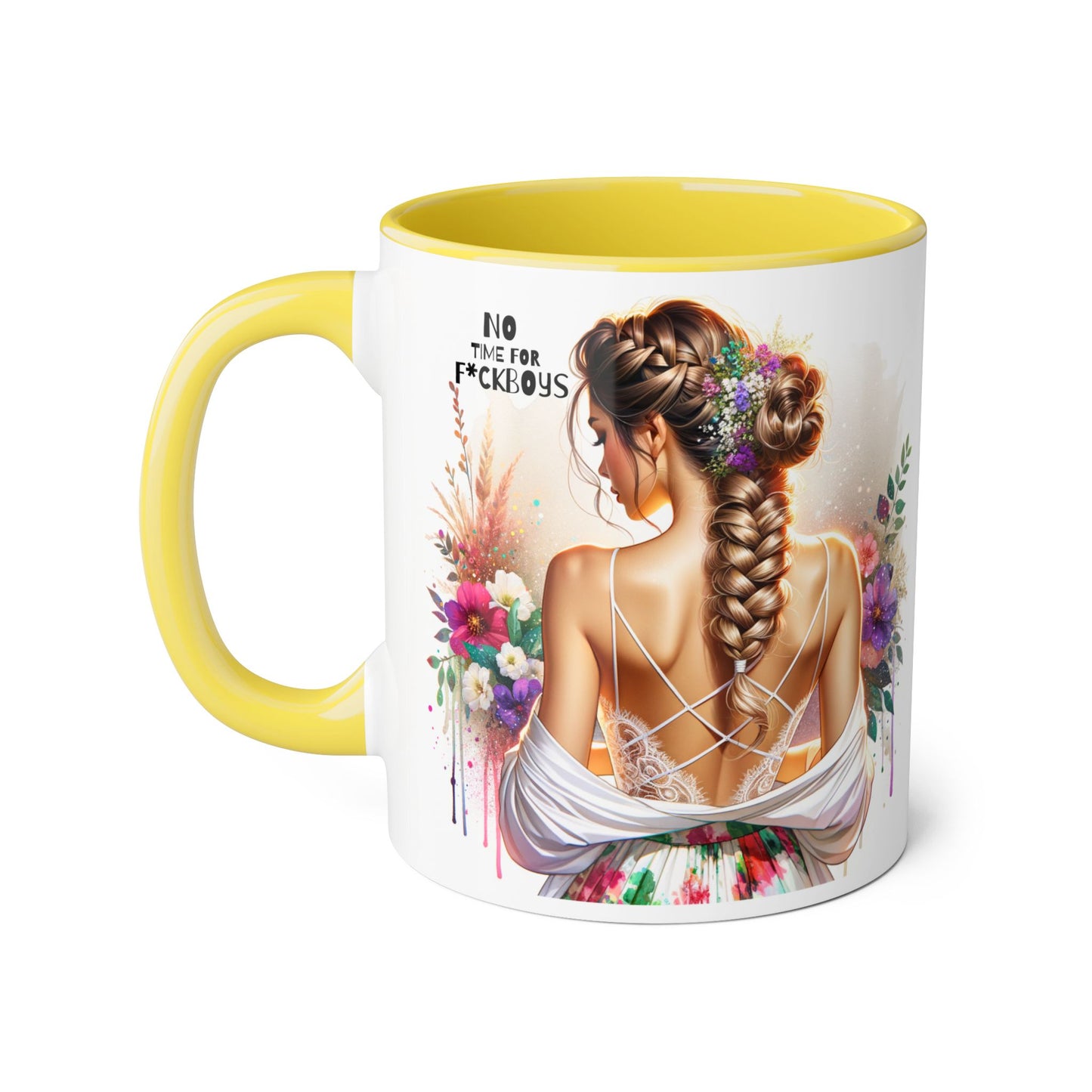 Funny Accent Mug - No Time For F*boys 11oz
