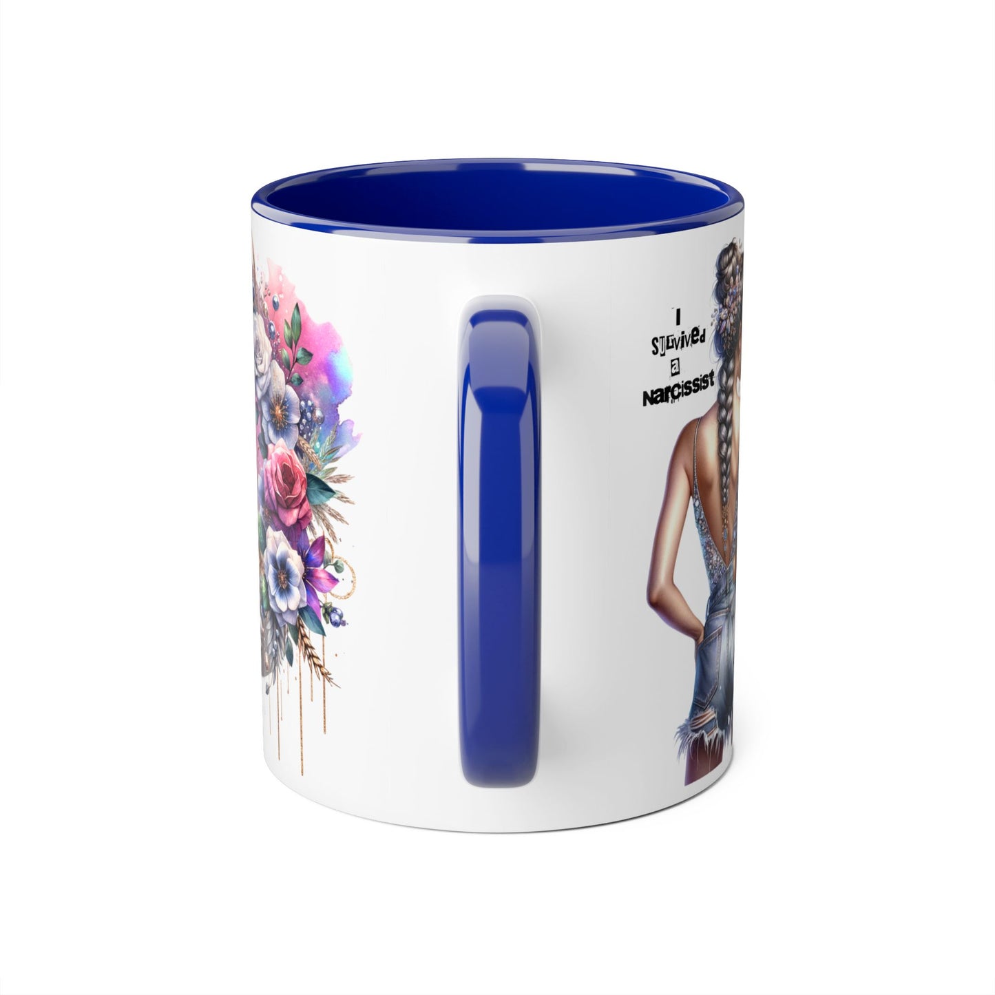 Bohemian Accent Mug with Floral Design | Inspirational Gift, Coffee Mug, Home Decor, Unique Art Mug, Perfect for Any Occasion