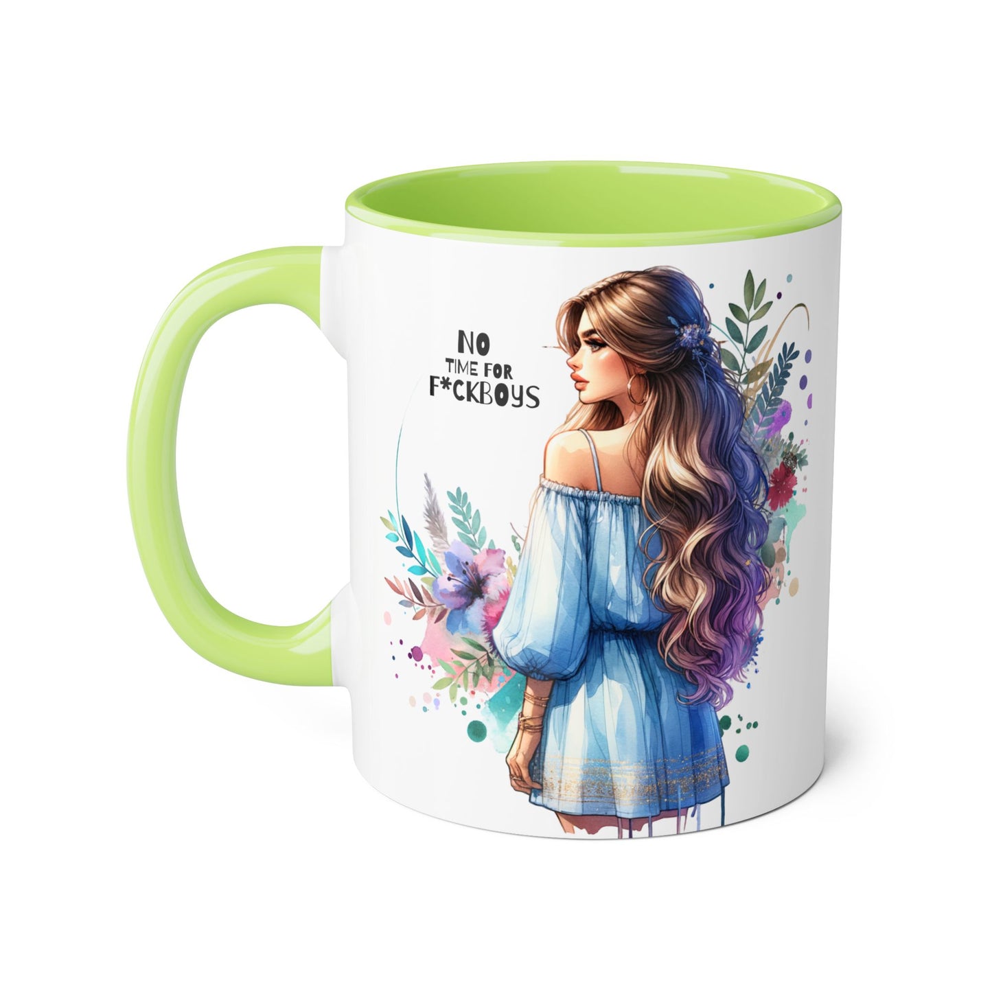 Funny Accent Mug - No Time For F*boys 11oz